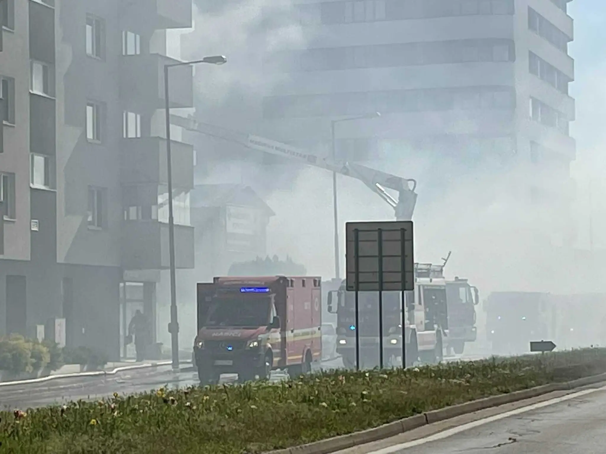 Požiar v Podunajských Biskupiciach.