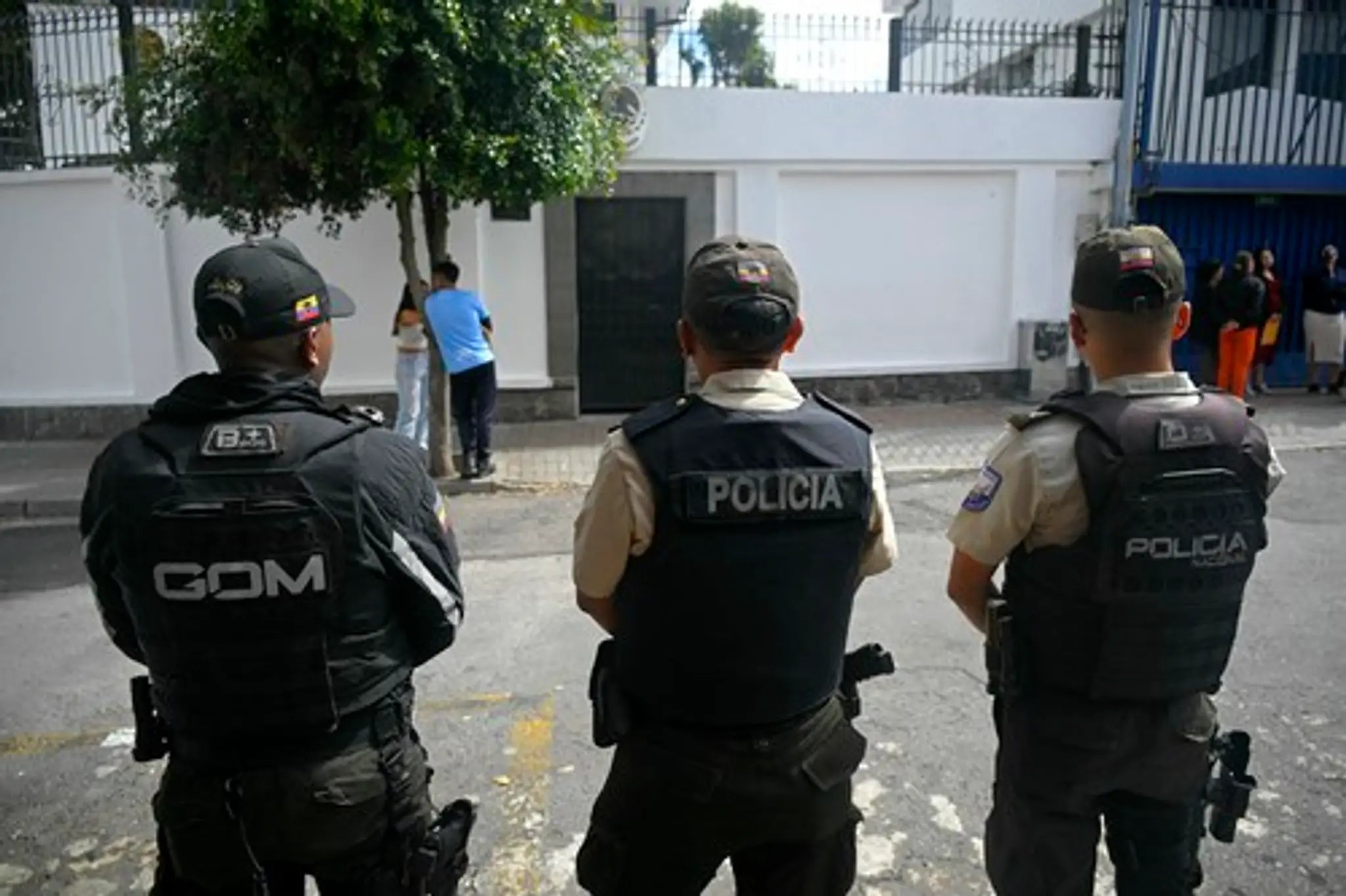 Mexická polícia. Ilustračná snímka