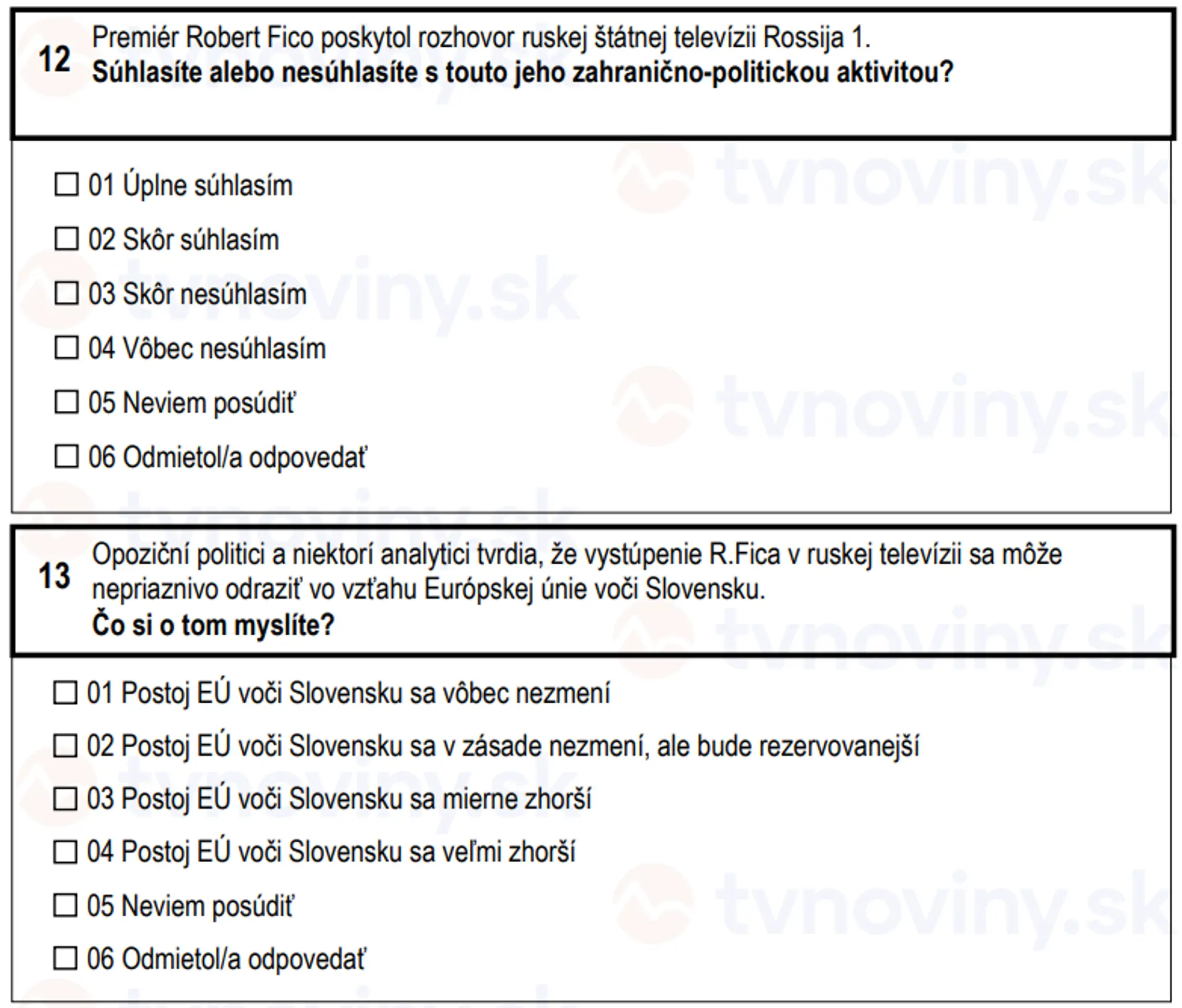 Otázky, ktoré sa pýta Štatistický úrad SR