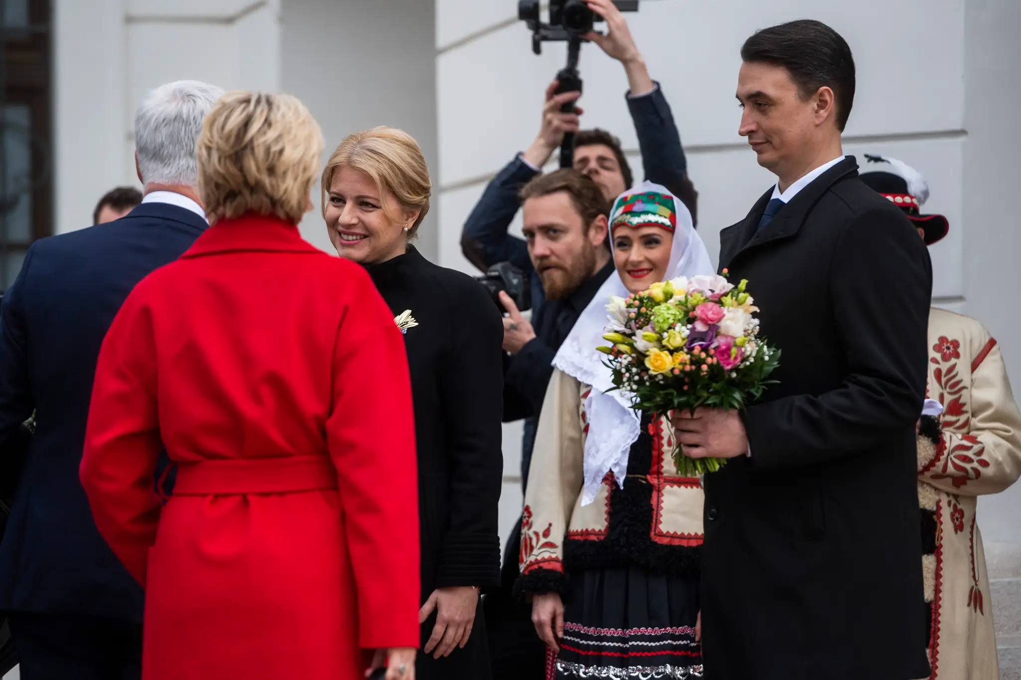Nový český prezident Petr Pavel na návšteve Slovenska.