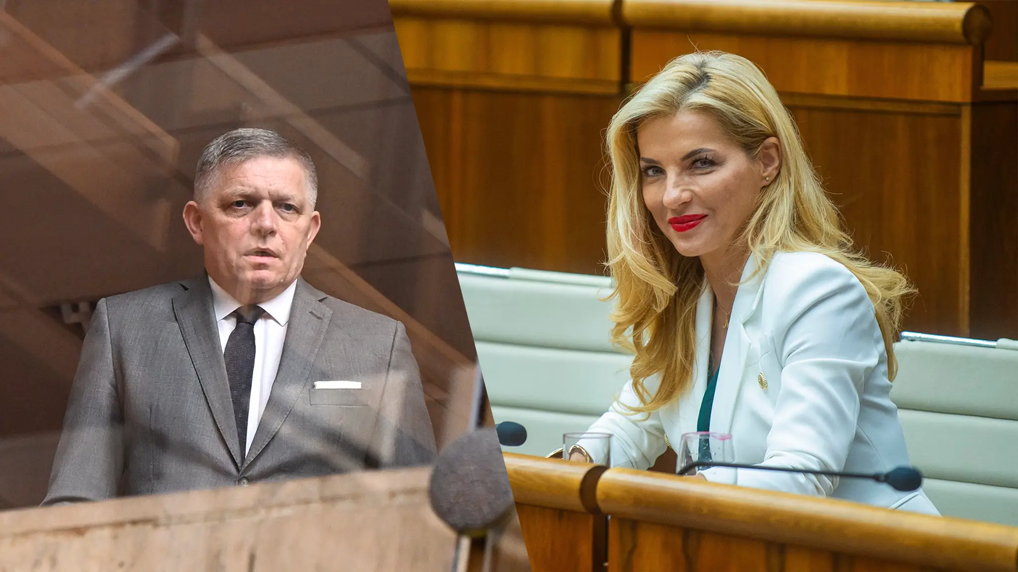 Robert Fico a Martina Šimkovičová