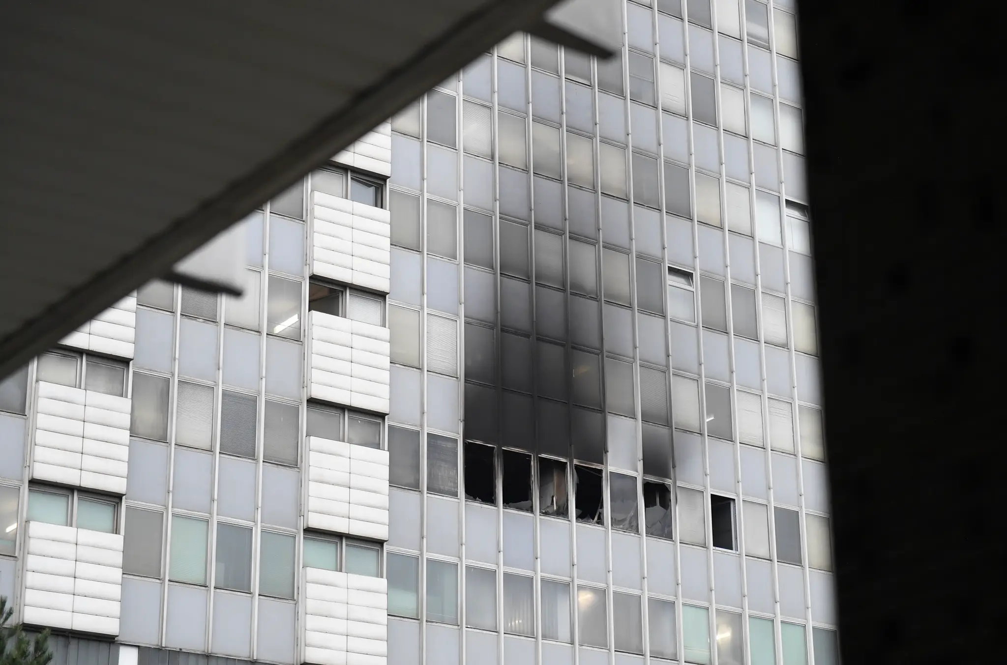 Požiar v Univerzitnej nemocnici v Košiciach.