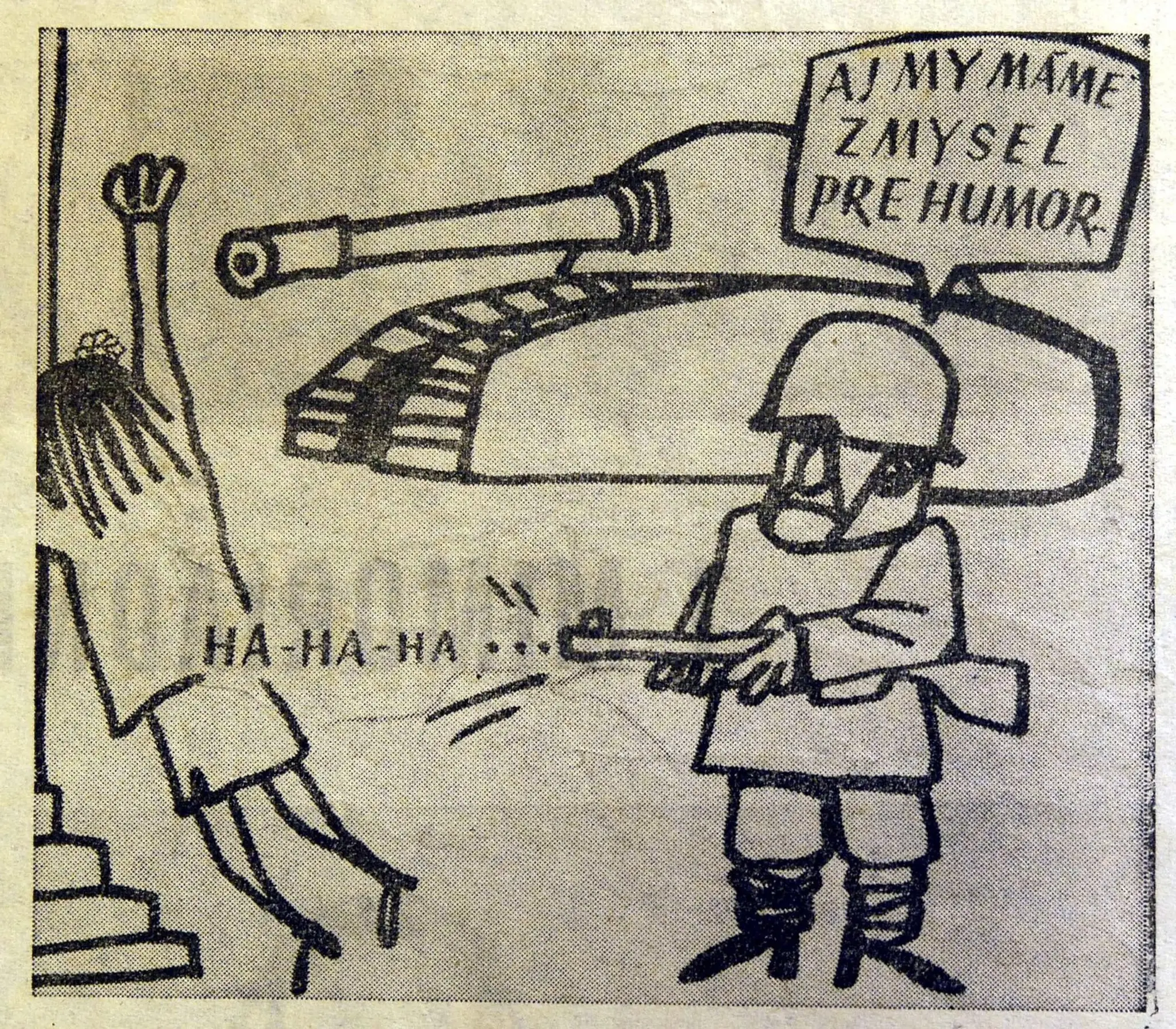 Plagáty, ktoré zosmiešňovali inváziu vojsk Varšavskej zmluvy v auguste roku 1968.