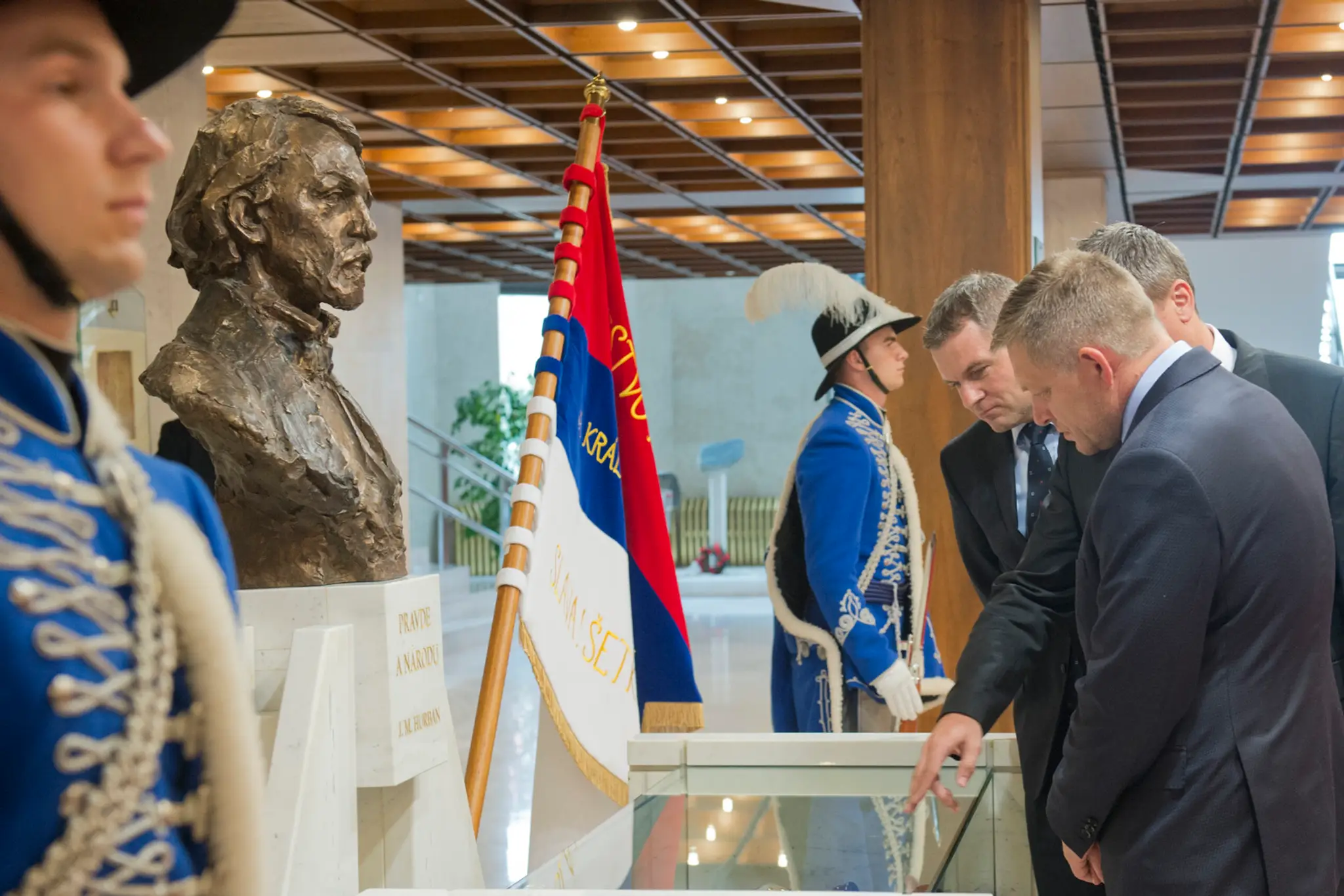 Slávnostný ceremoniál nástupu Čestnej stráže Ozbrojených síl SR v Národnej rade SR
