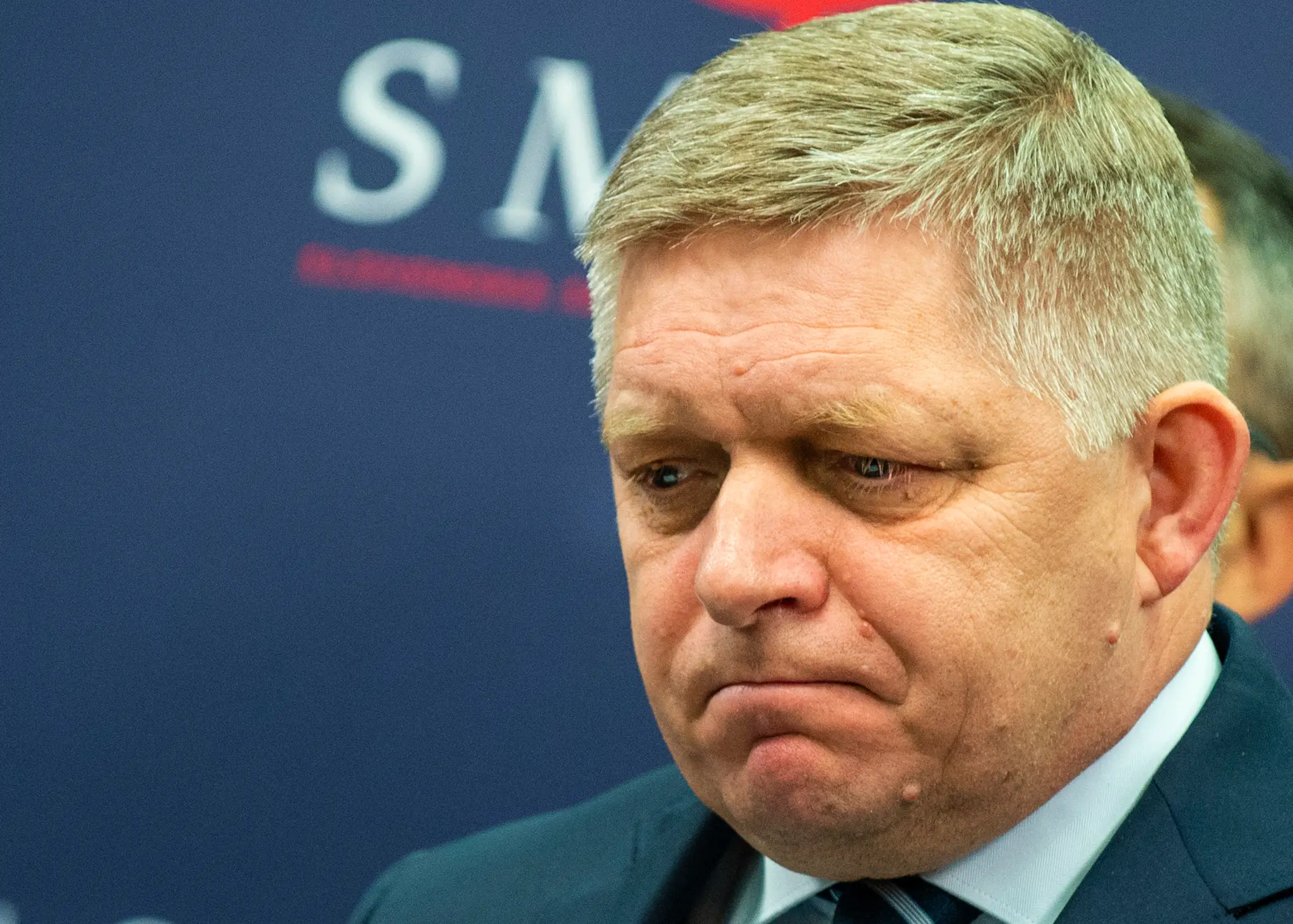 Na snímke predseda strany Smer-SD Robert Fico