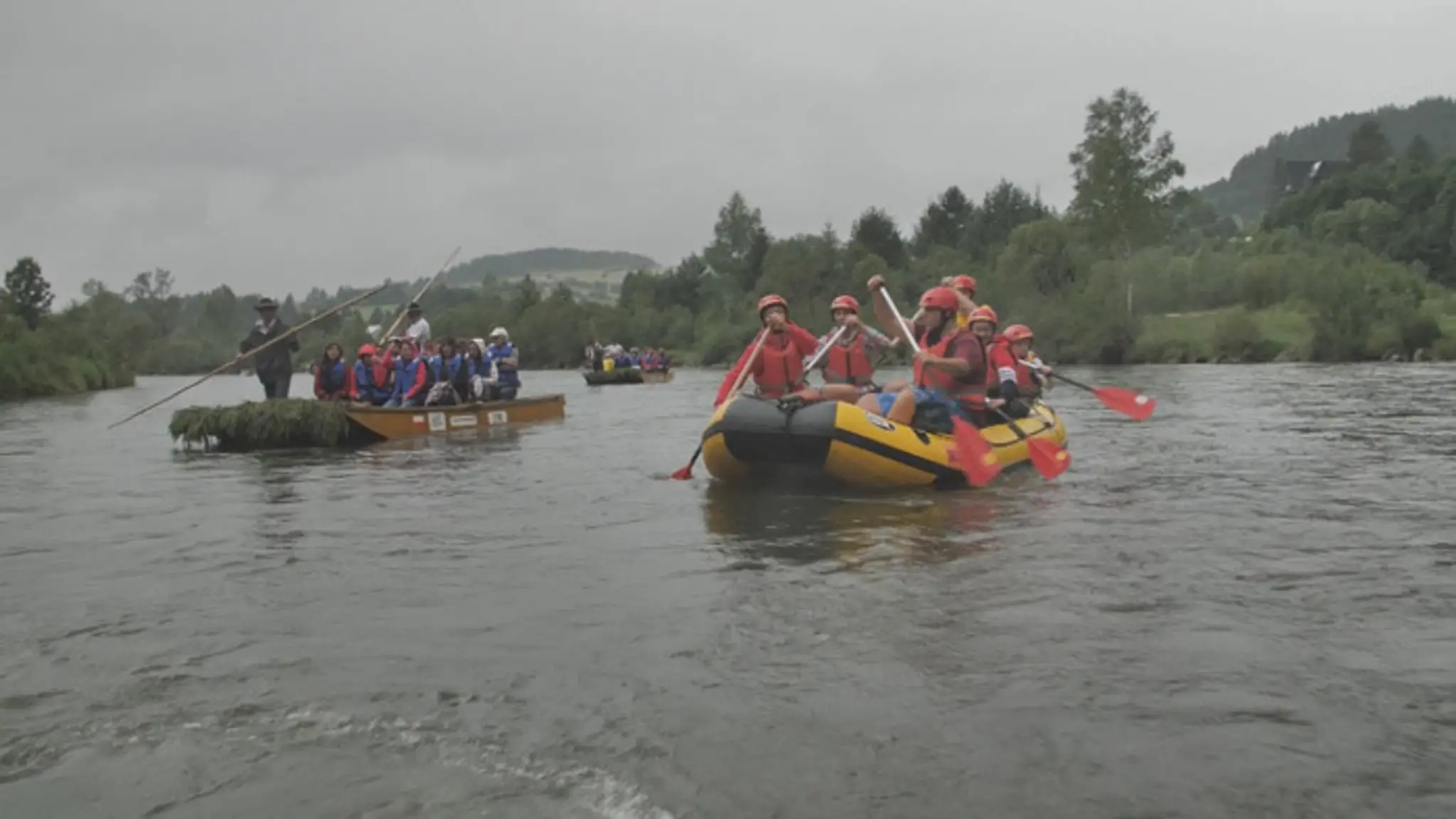 Splav Dunajca.