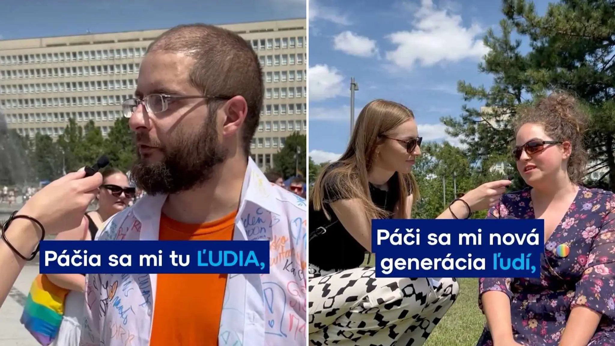 Účastníci pochodov, ktoré sa konali v júli v Bratislave
