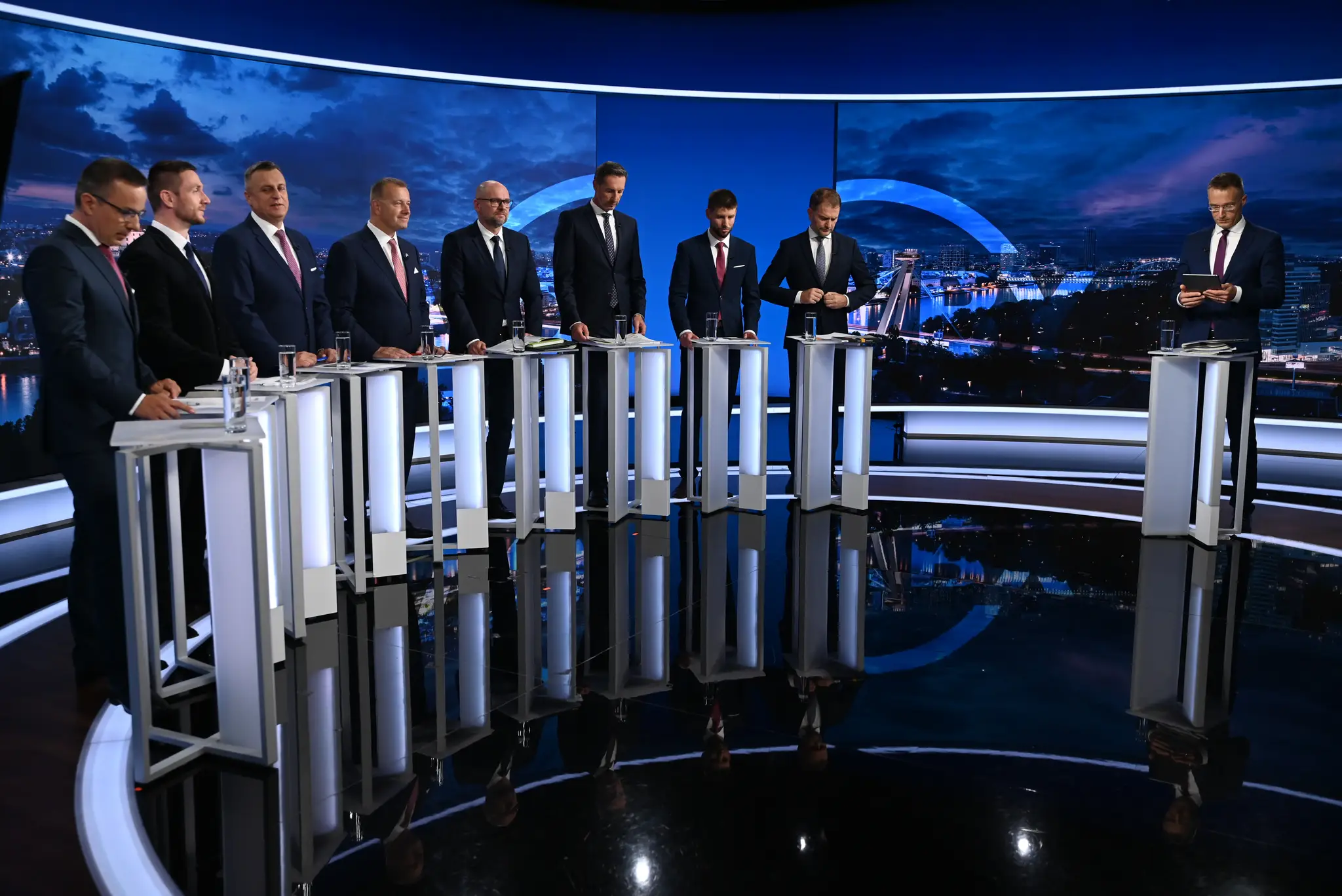 Účastníci predvolebnej diskusie - 25. 9. 2023