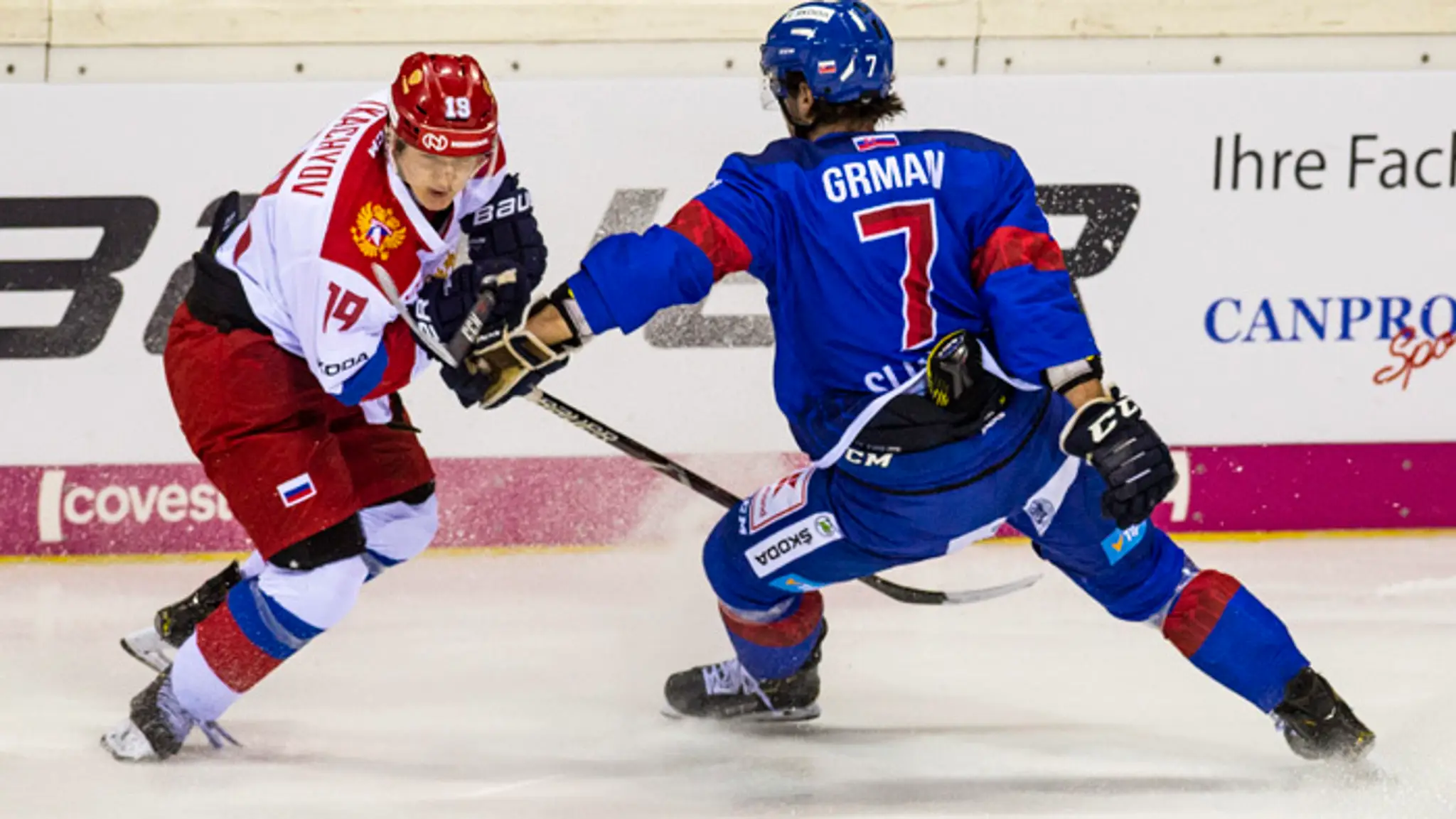 Vladimir Tkačov (Rusko) a Mário Grman (Slovensko).