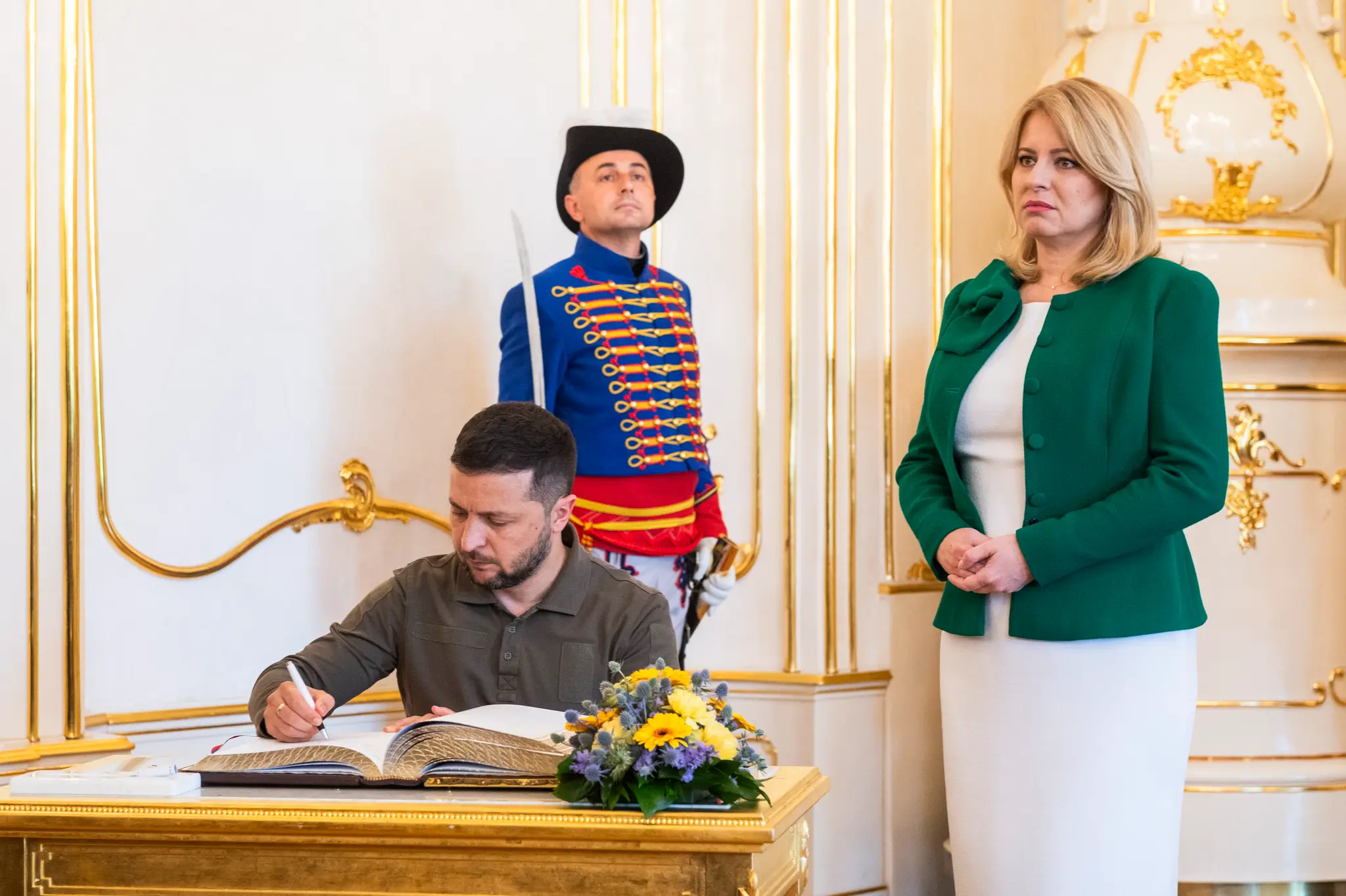Zelenskyj v Prezidentskom paláci