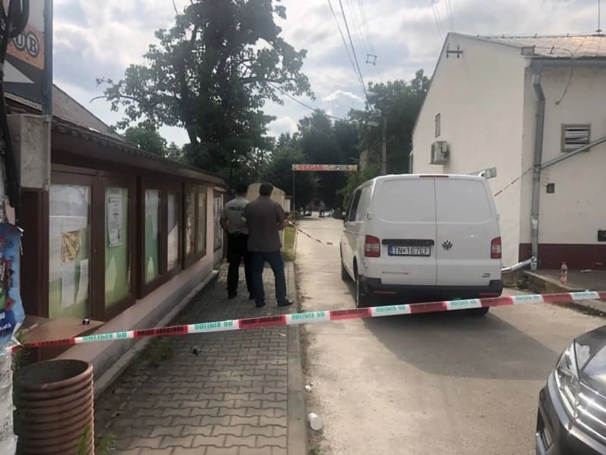 Miesto, kde sa strieľalo.