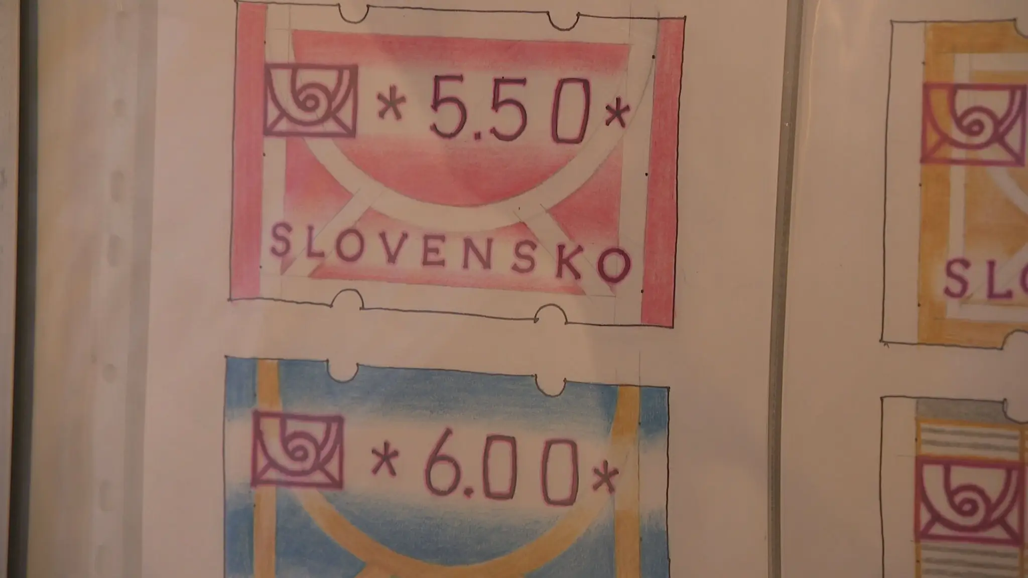Známky v múzeu