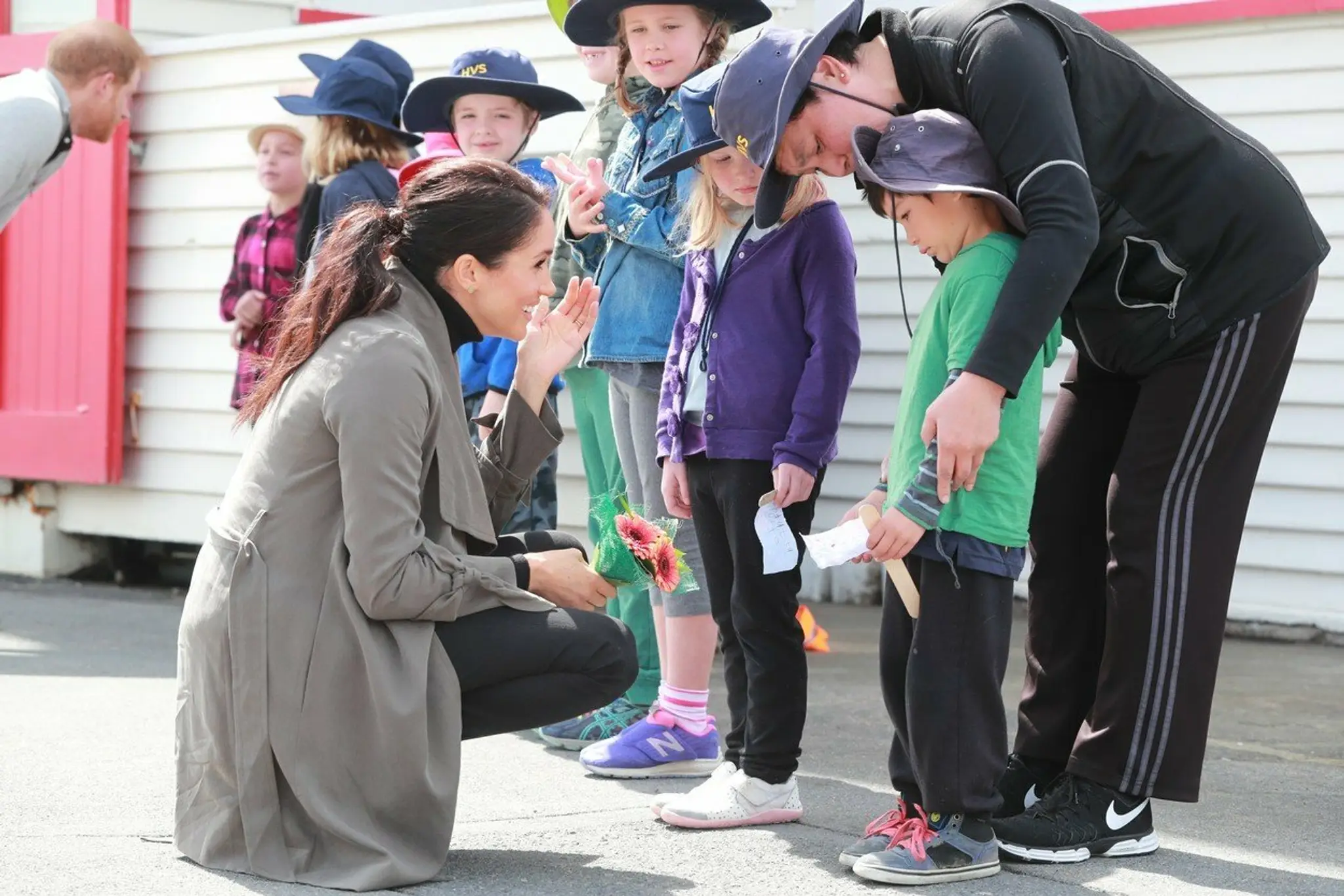Meghan Markle utíšila plačúceho chlapca