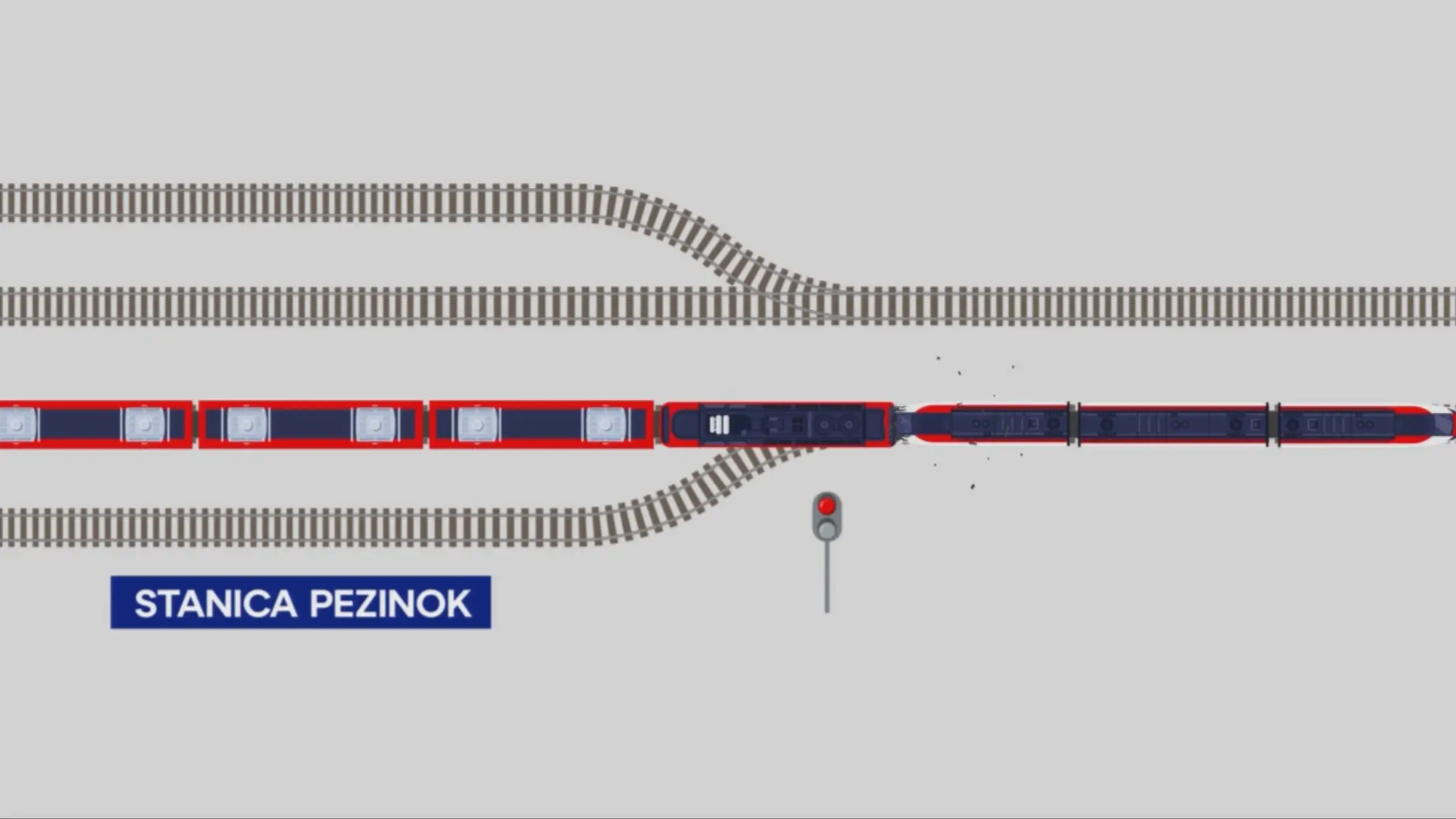 Simulácie zrážky vlakov pri Pezinku