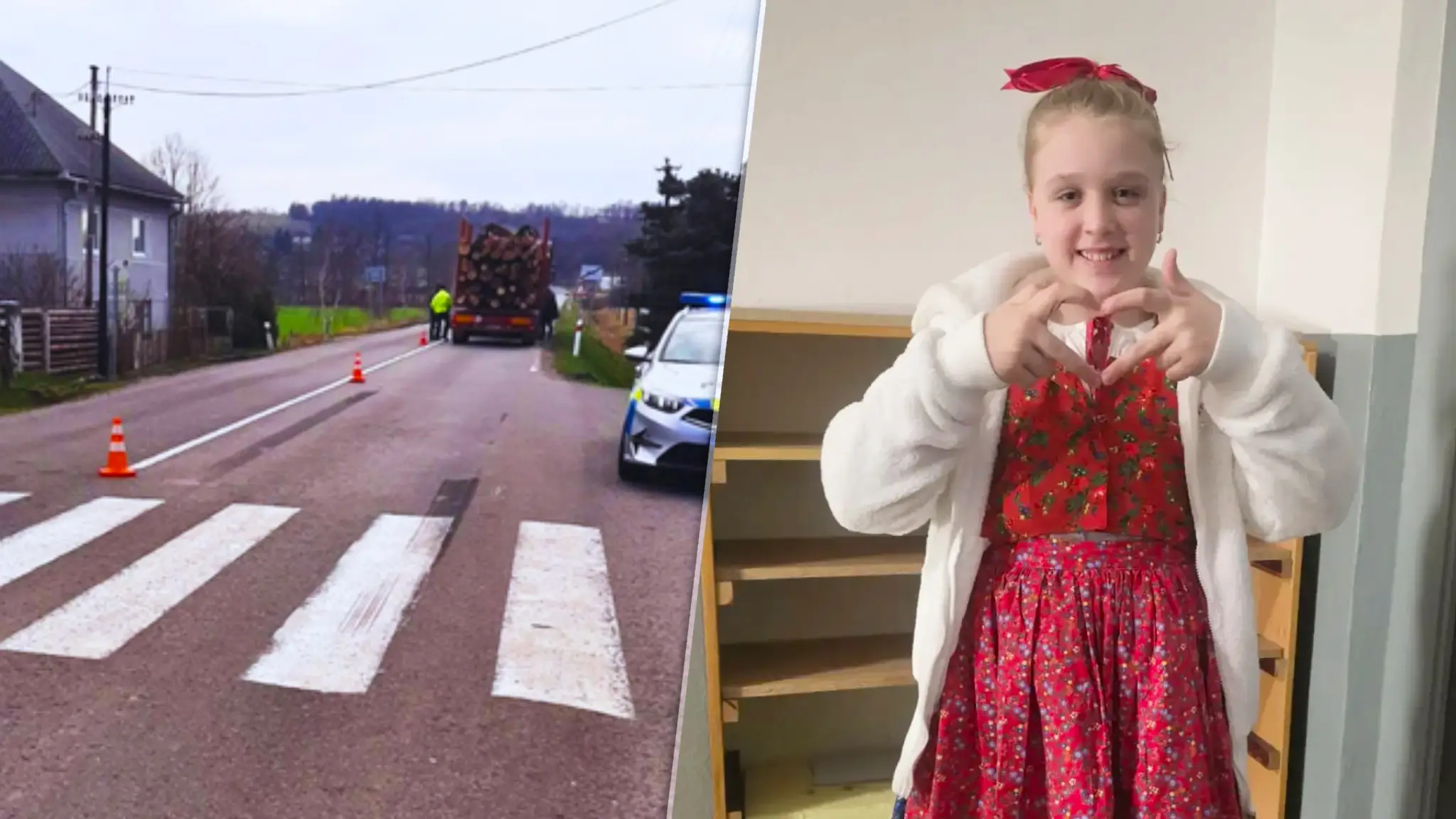 Dievčatko zrazil nákladiak