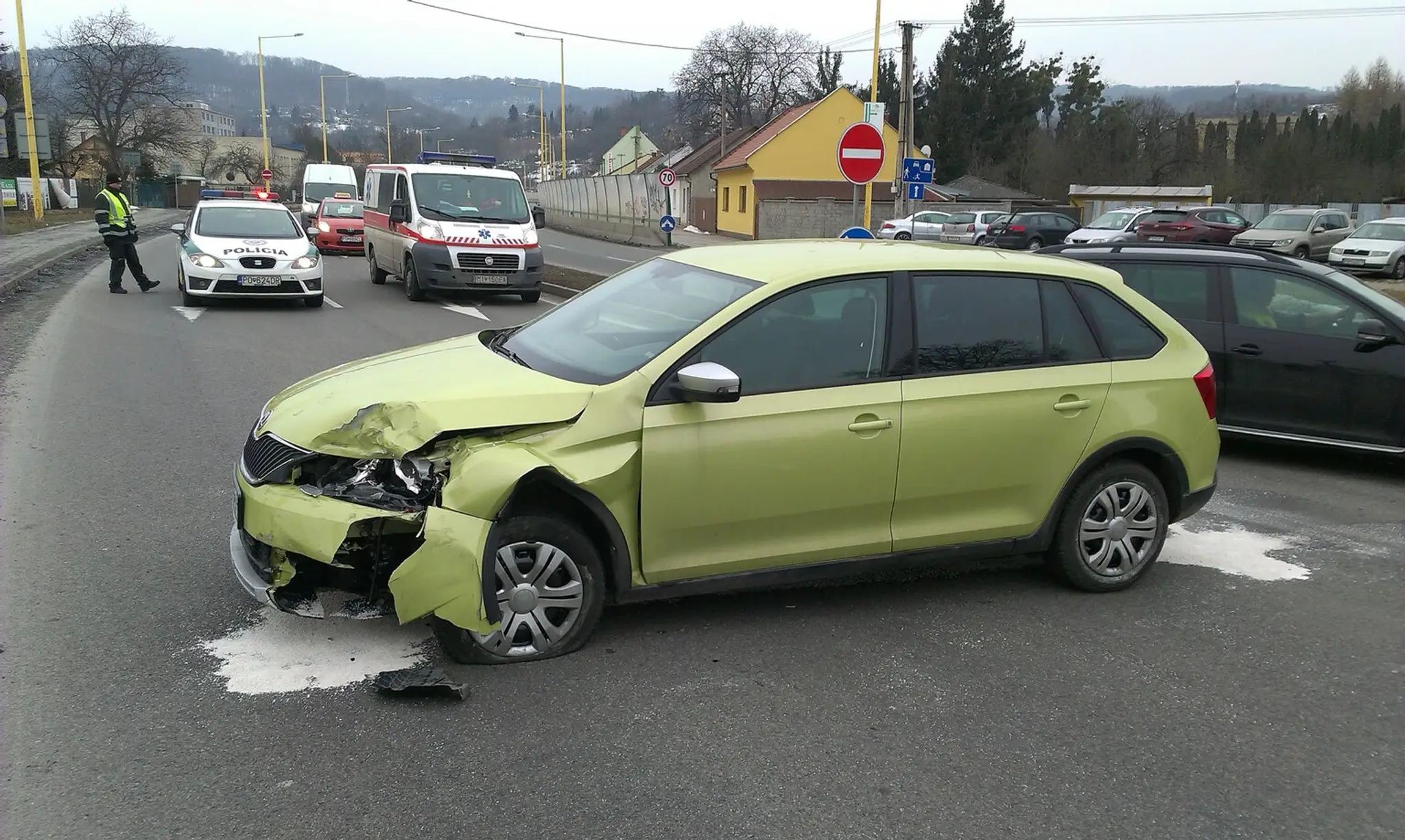 V Prešove sa zrazili dve autá. V jednom sedela opitá dcéra, v druhom jej opitá matka