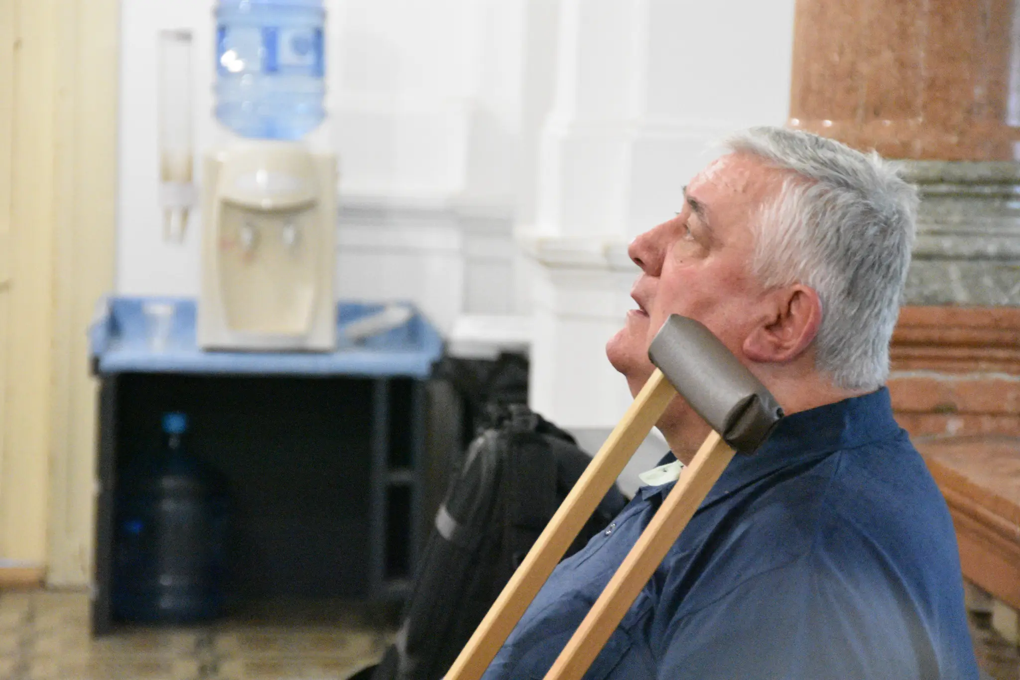 Ján Slota na Špecializovanom trestnom súde.