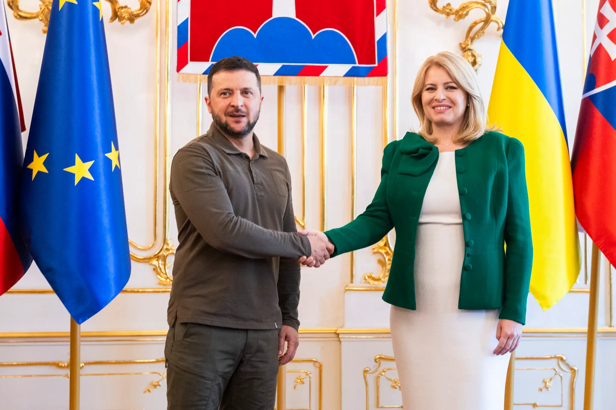 Zelenskyj v Prezidentskom paláci