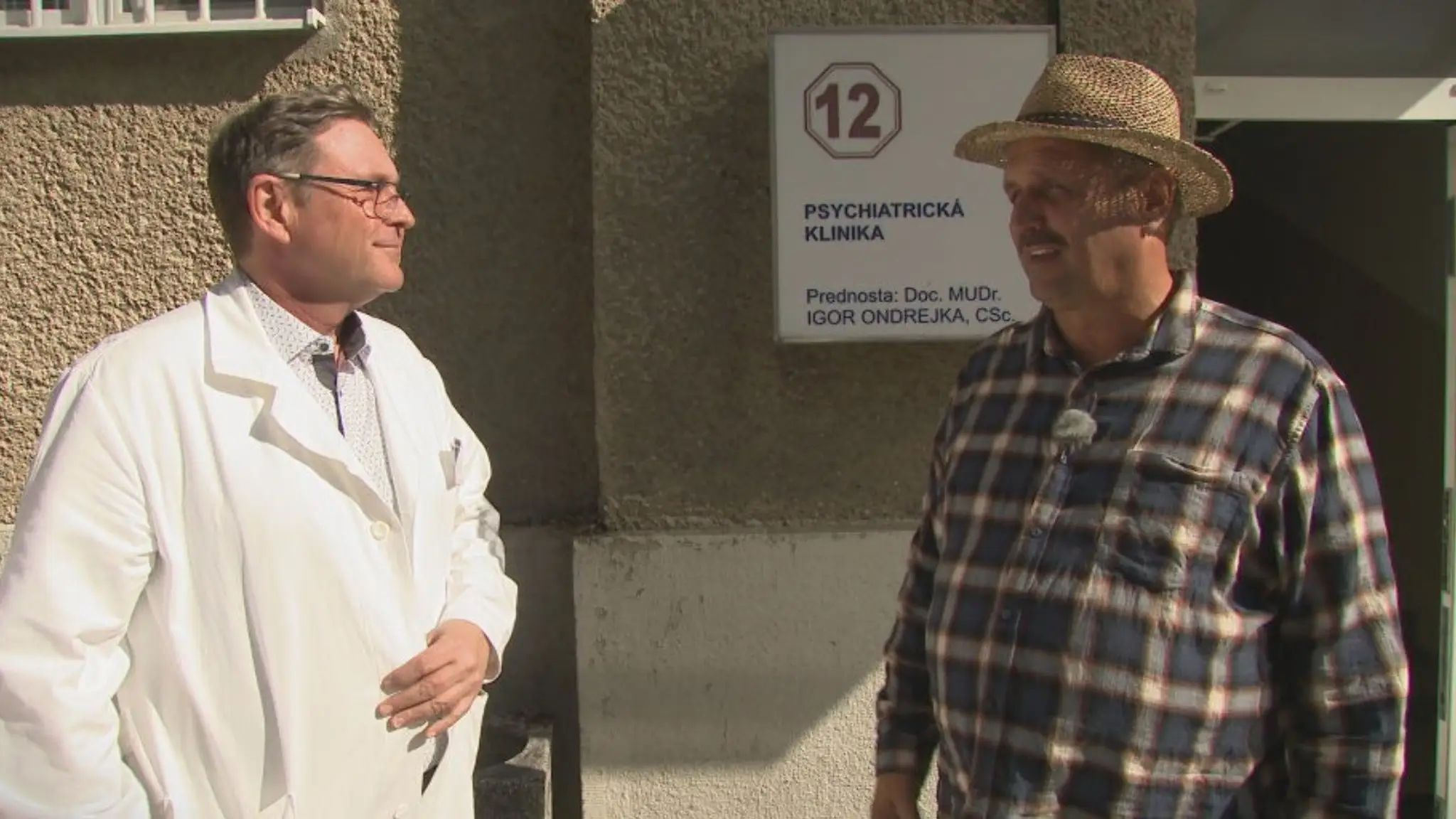 Farmár Martin navštívil psychiatrickú kliniku v Martine.