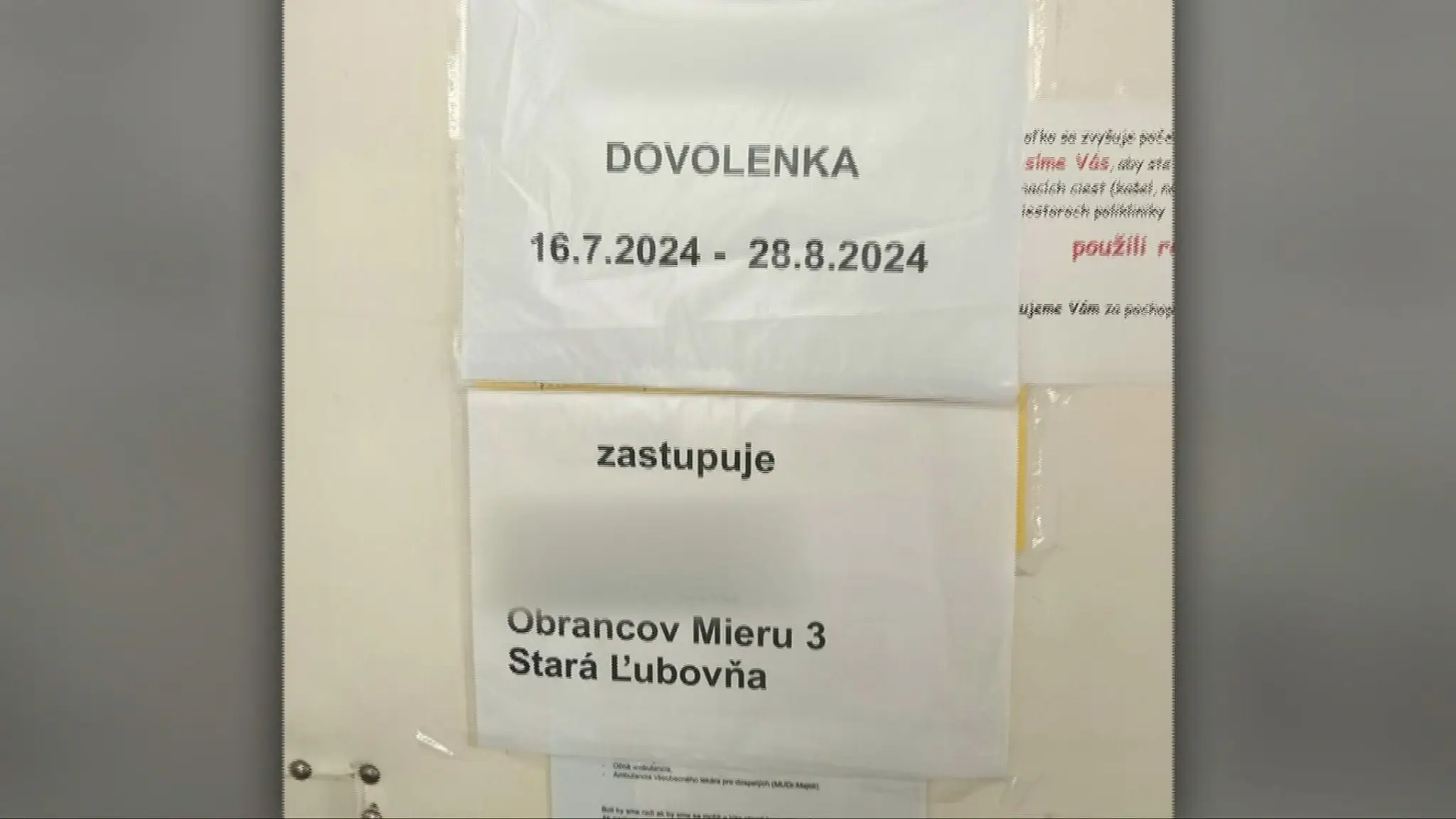 Zastupovanie v Starej Ľubovni.