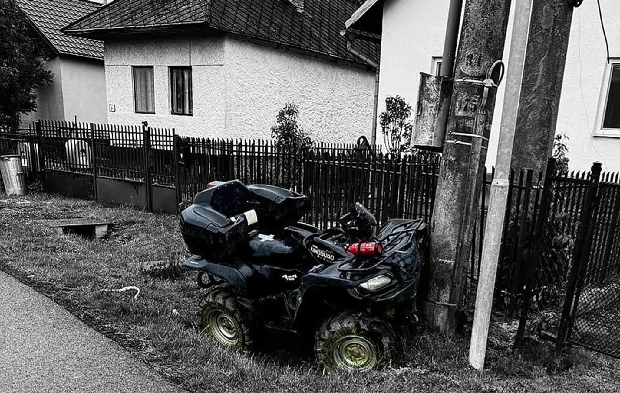 Vodič štvorkolky neprežil