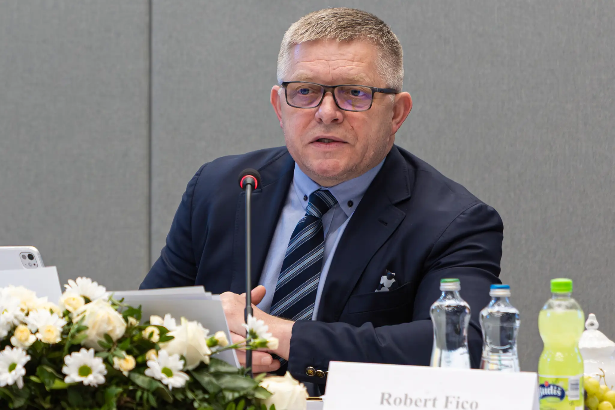 Robert Fico na výjazdovom rokovaní na Liptove