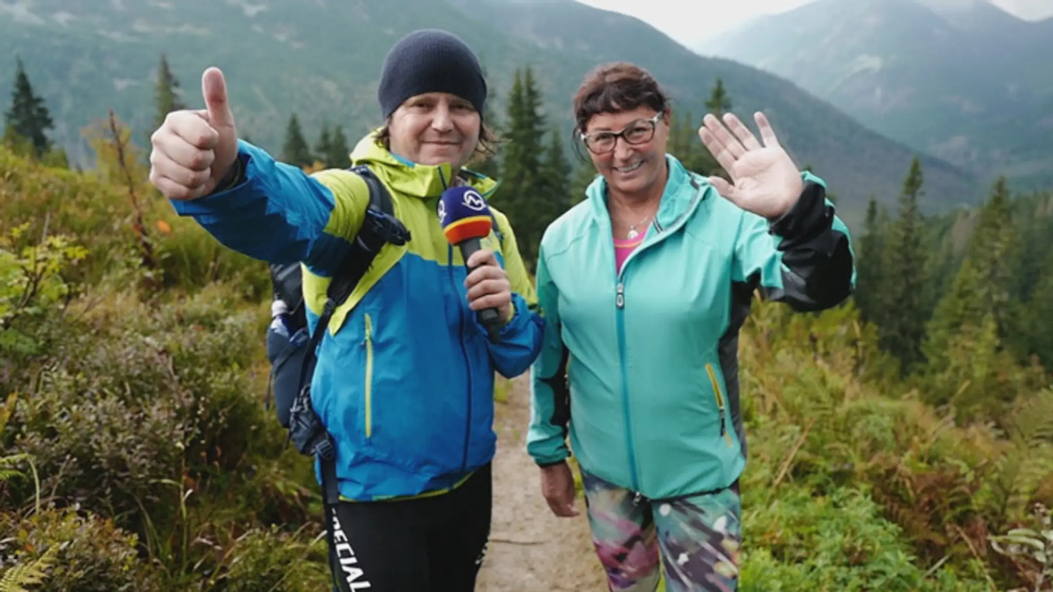 Primárka Beáta Šoltýsová a reportér Ján Tribula.