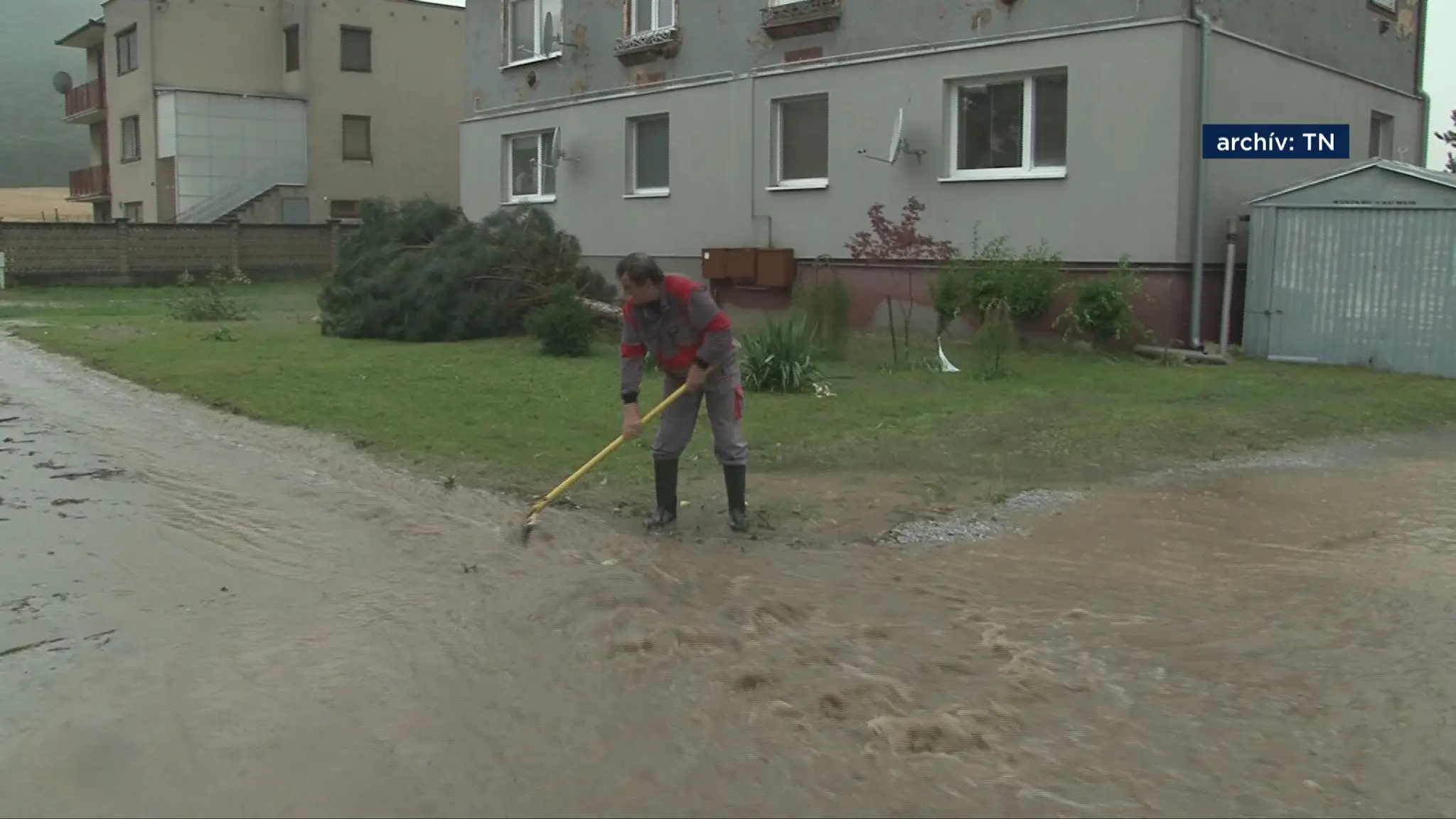 Gustnádo v Žiranoch.
