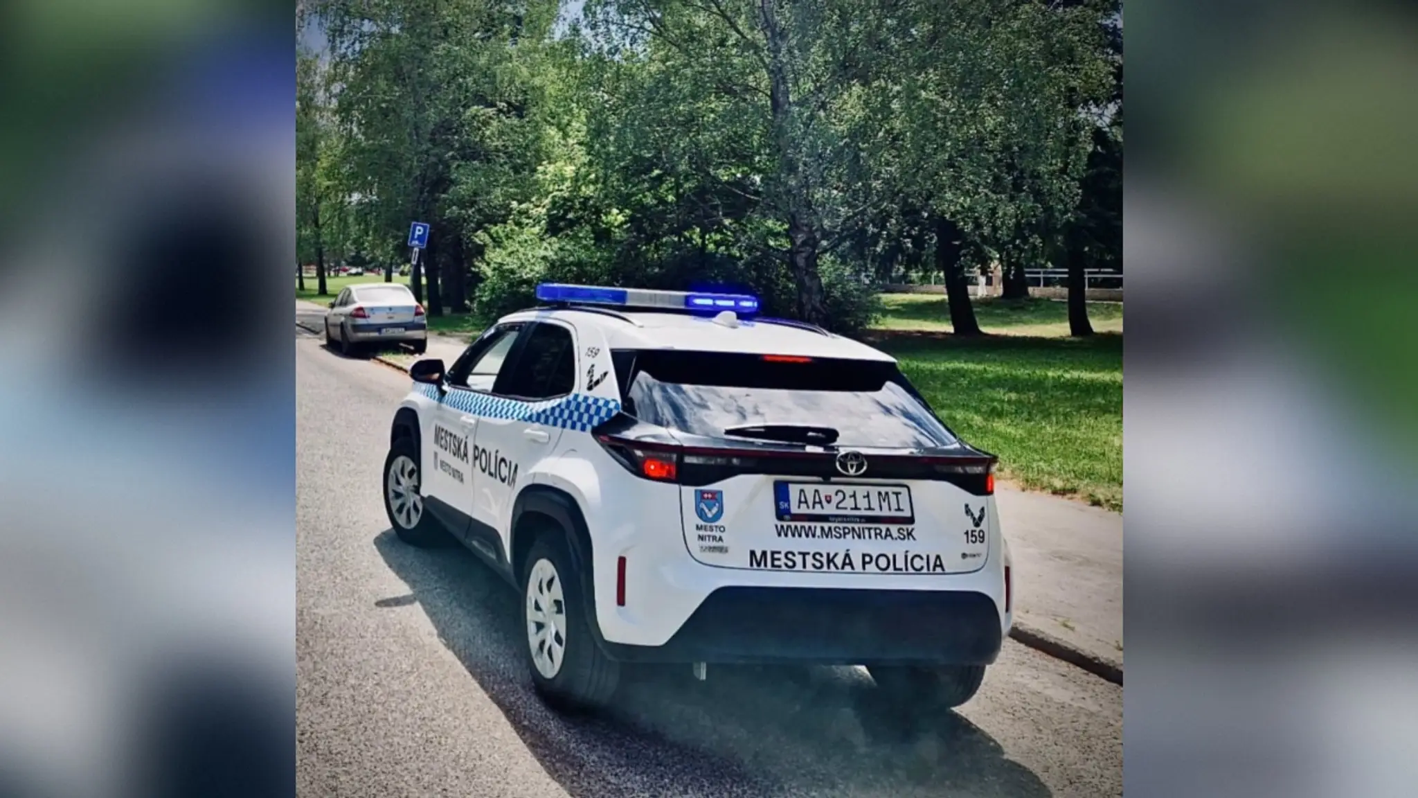 Mestská polícia Nitra.