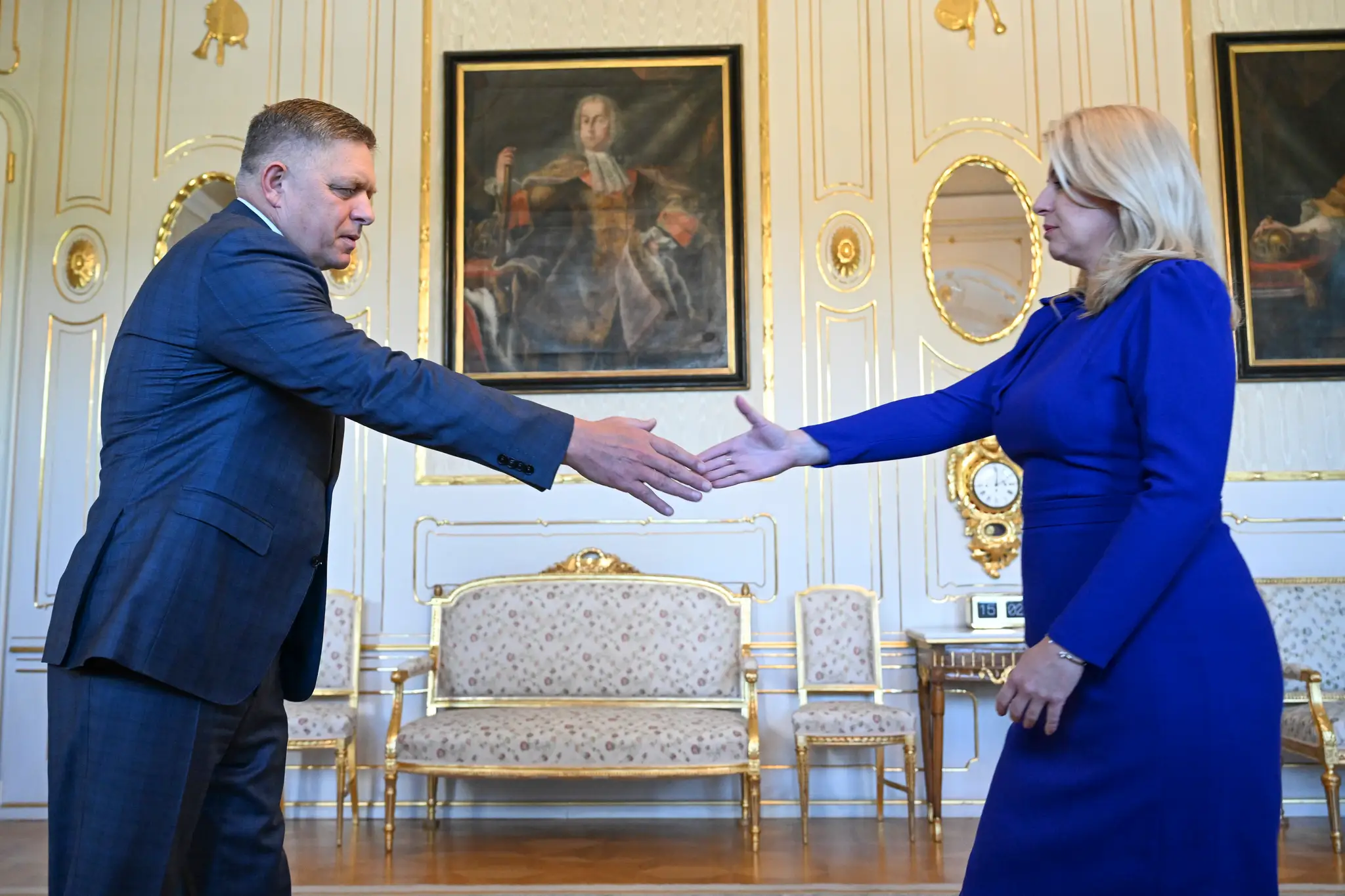 Robert Fico a Zuzana Čaputová.