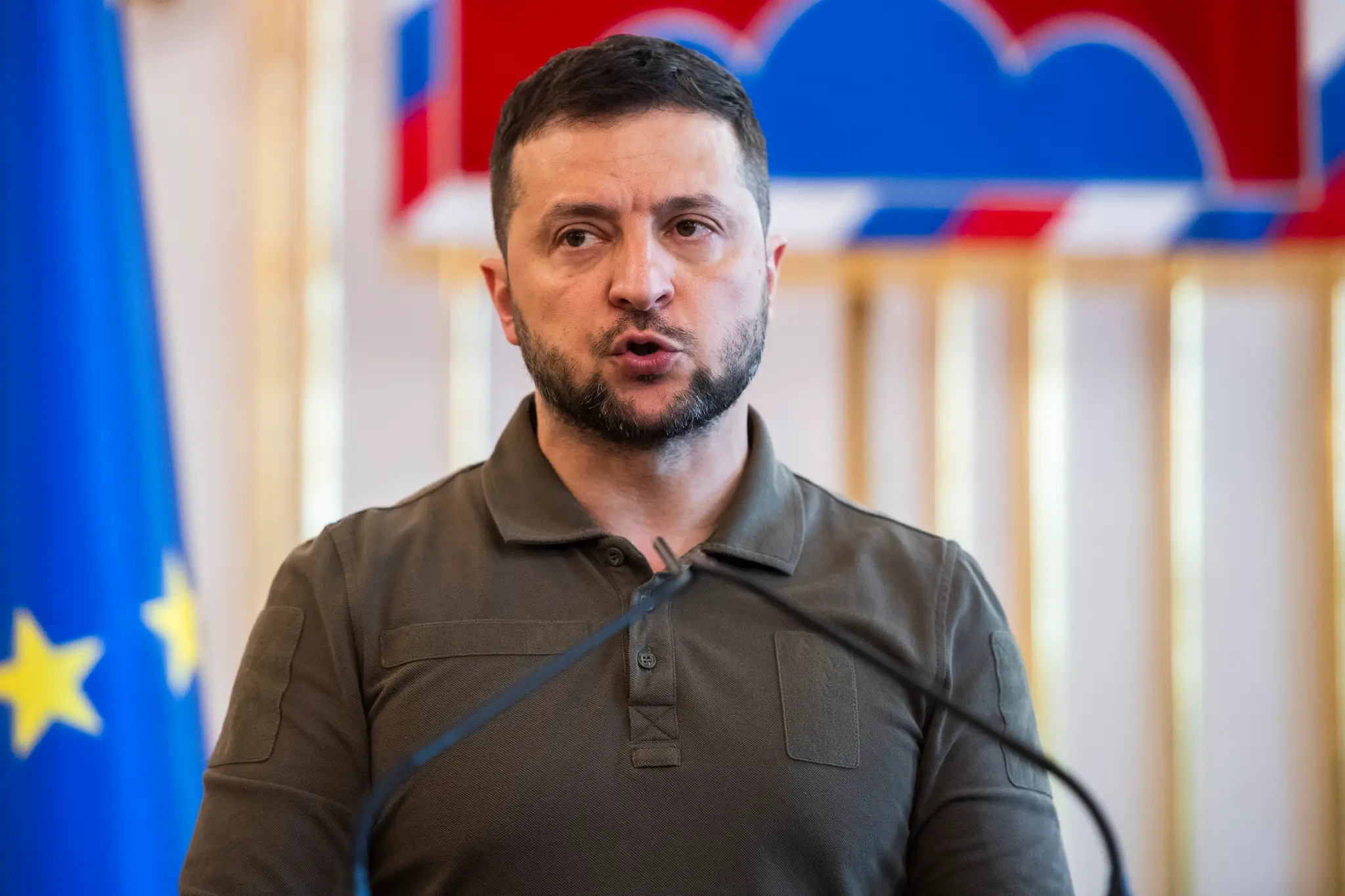 Zelenskyj a Čaputová po rokovaní