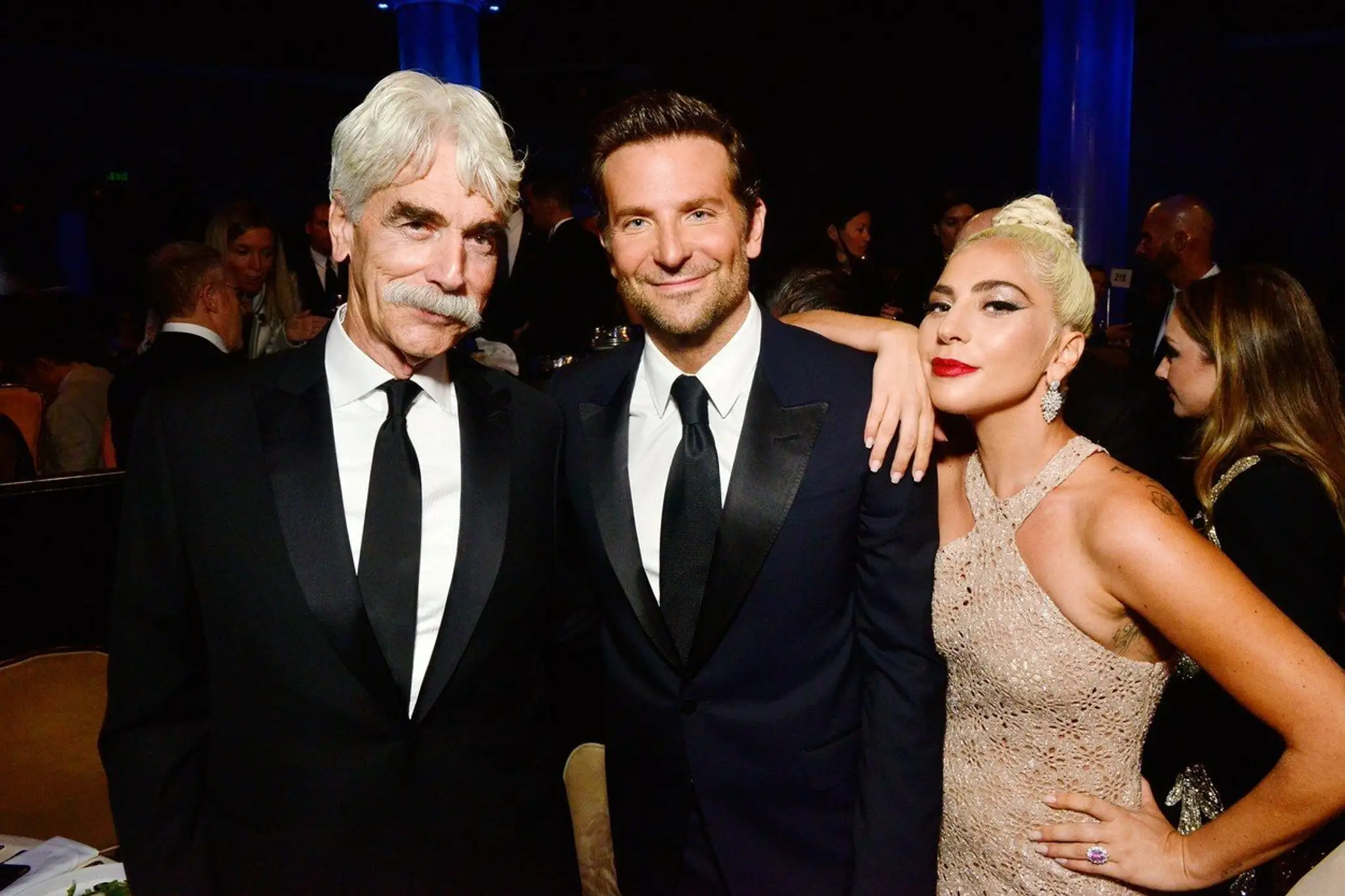 Bradley Cooper, Lady Gaga a Sam Elliott