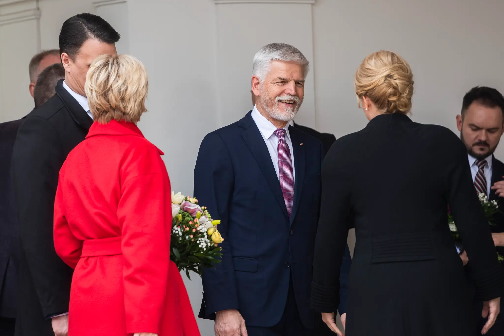 Nový český prezident Petr Pavel na návšteve Slovenska.