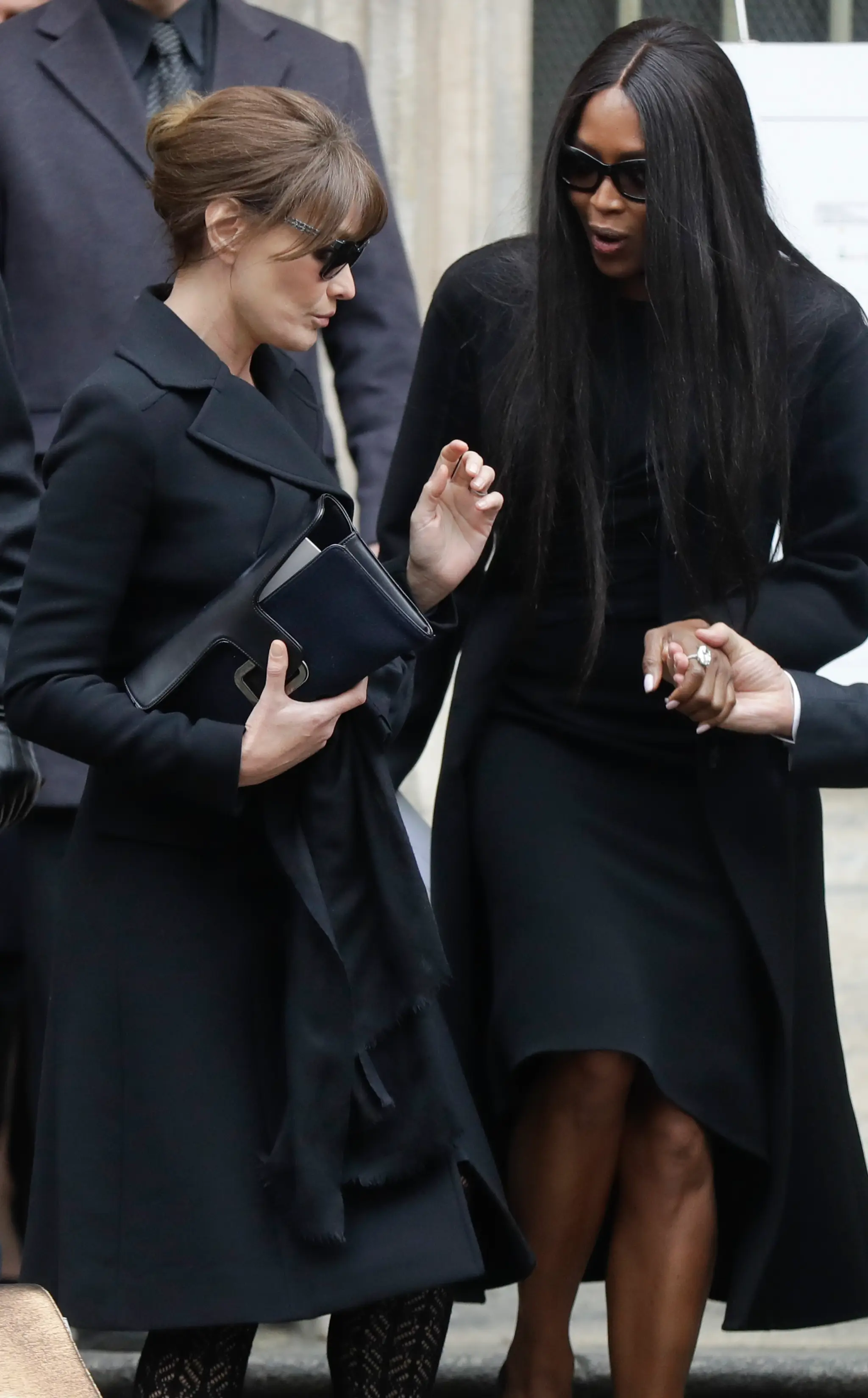 Carla Bruni a Naomi Campbell.