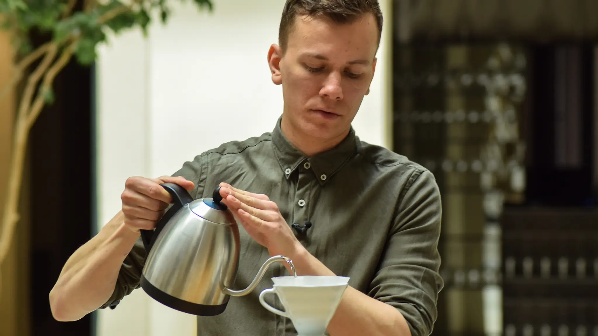 Barista Dušan Pavelka