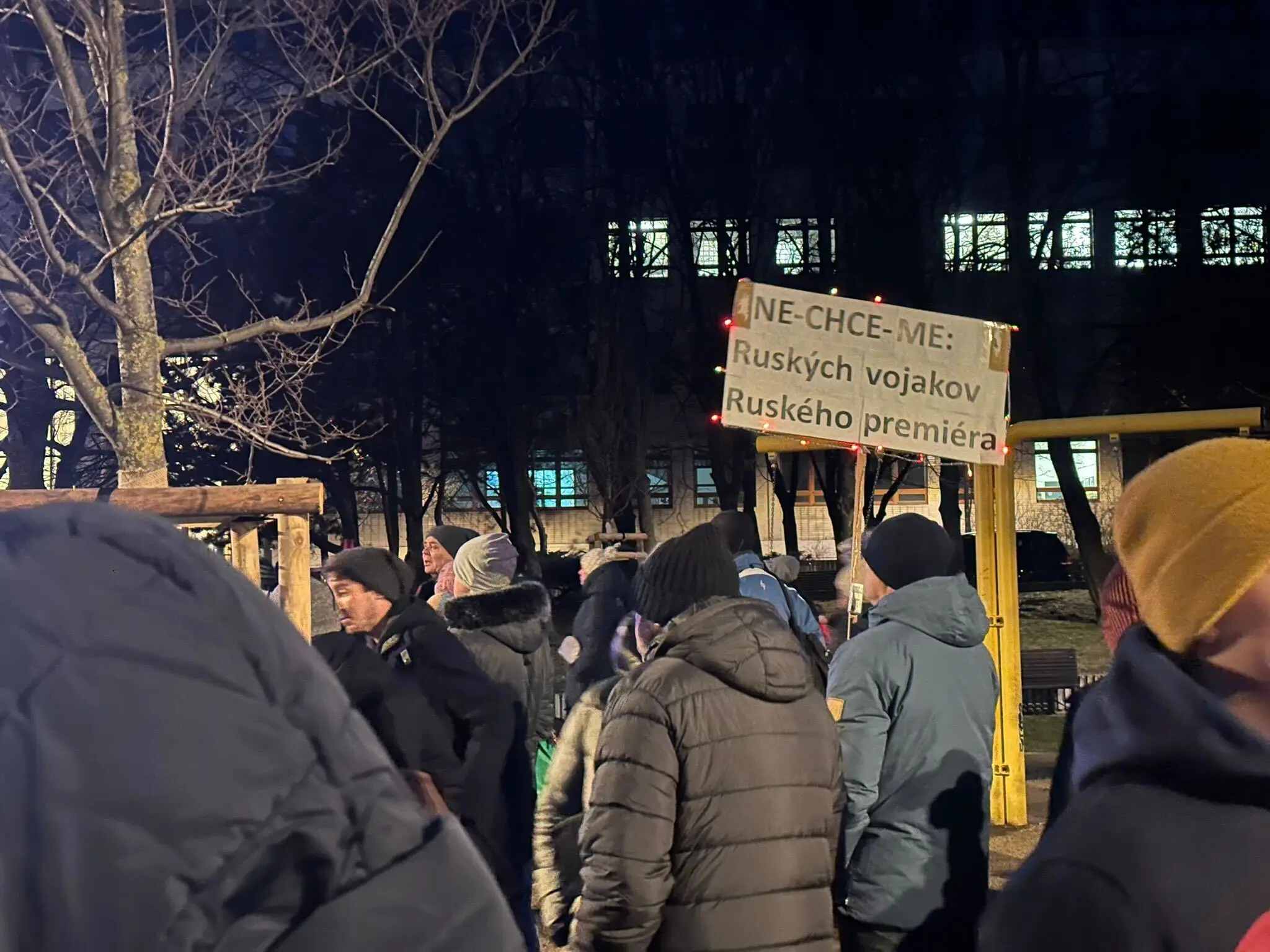 Protestné zhromaždenie v Bratislave
