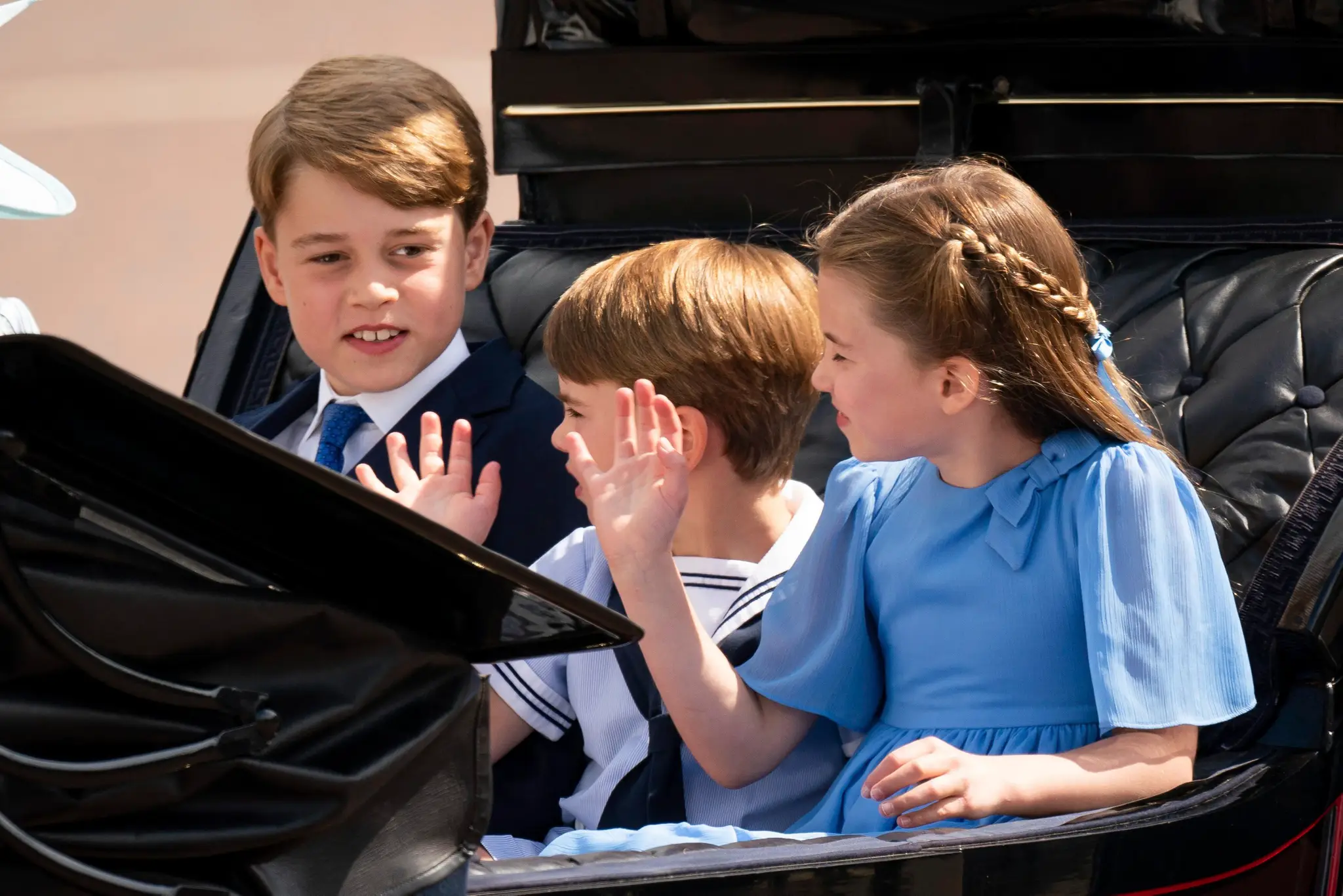 Pinc George, Louis a princezná Charlotte