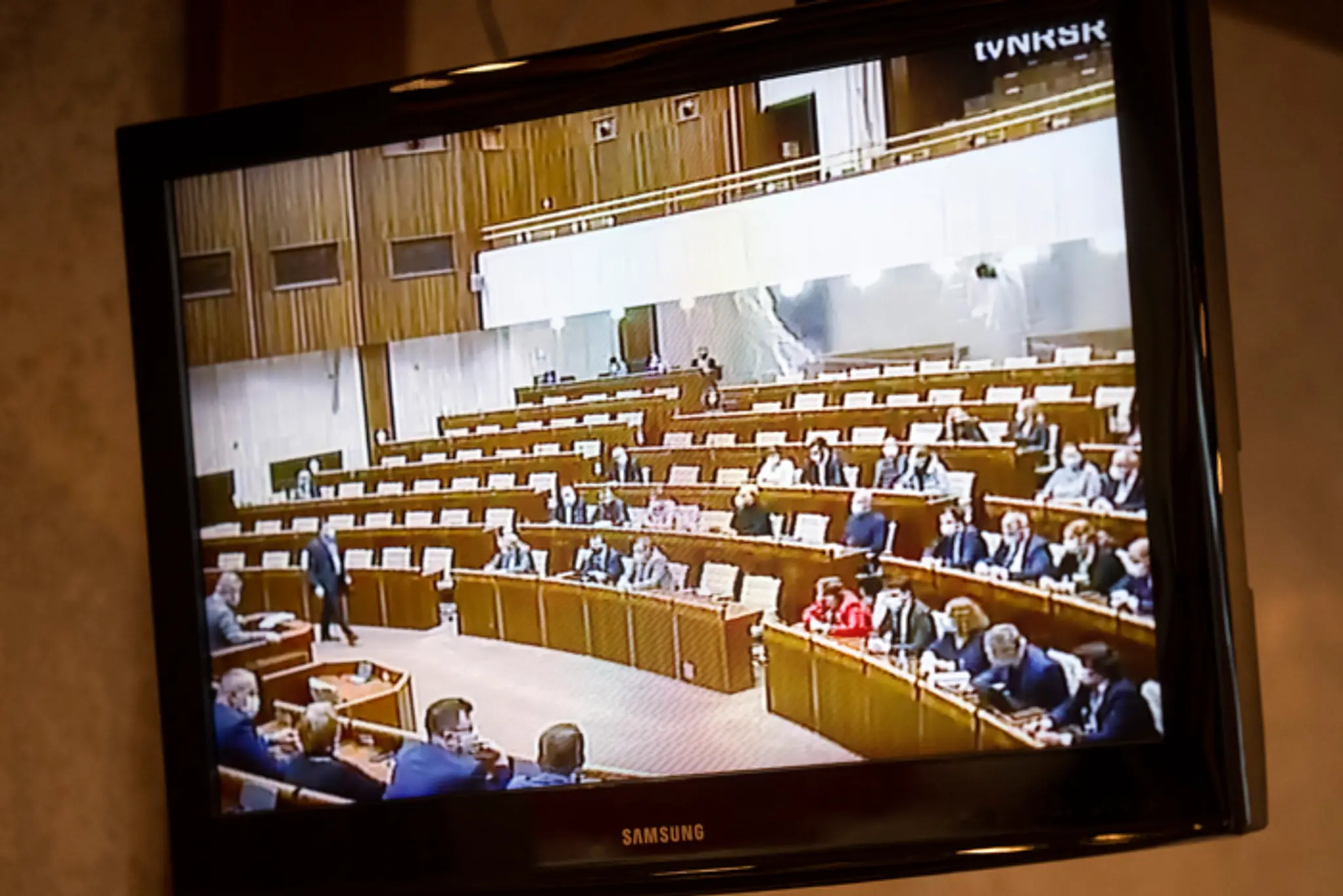 Škody po zemetrasení v chorvátskom meste Sisak.