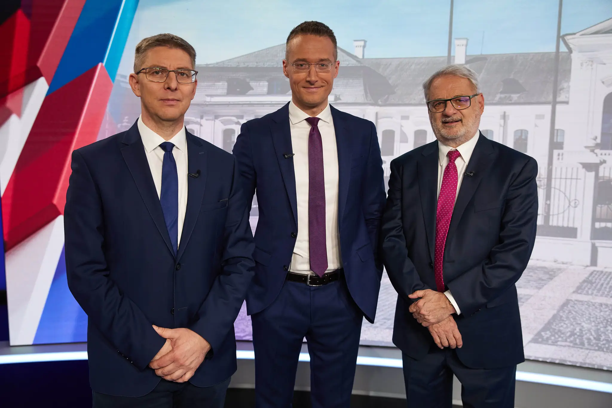 Martin Slosiarik, Michal Kovačič a Marián Letko v relácii Prezident 2024: Volebná noc