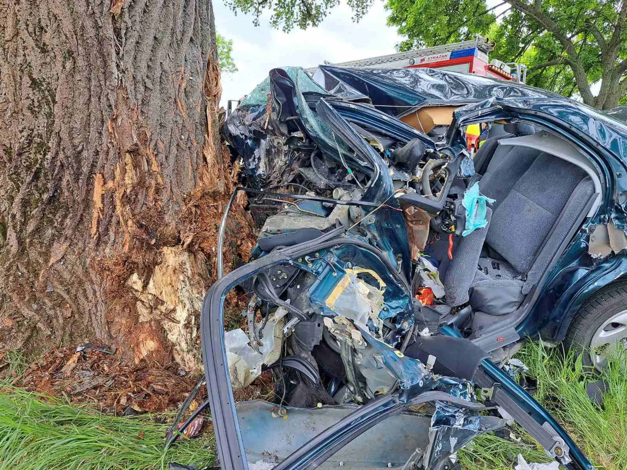 Tragická dopravná nehoda v Šali: Auto narazilo do stromu, o život prišiel 48-ročný muž