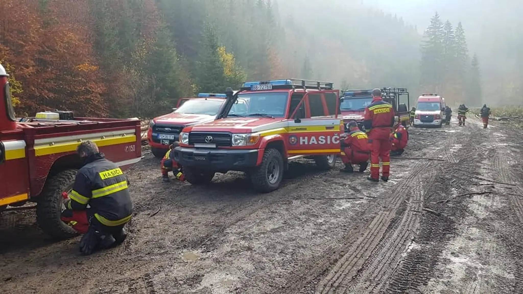 Zásah v Gederskej doline.