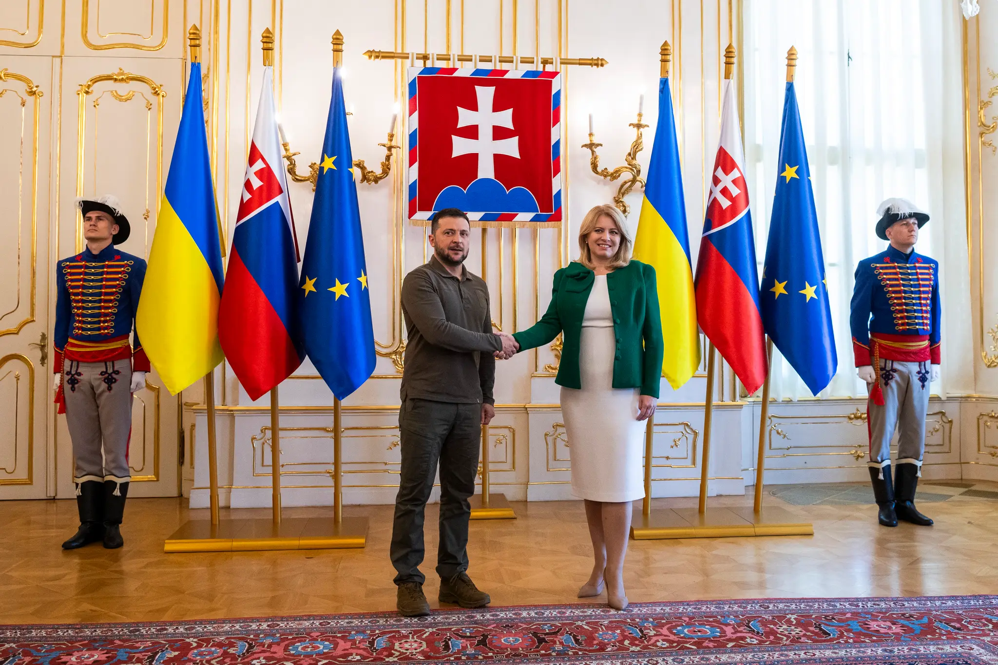 Zelenskyj v Prezidentskom paláci