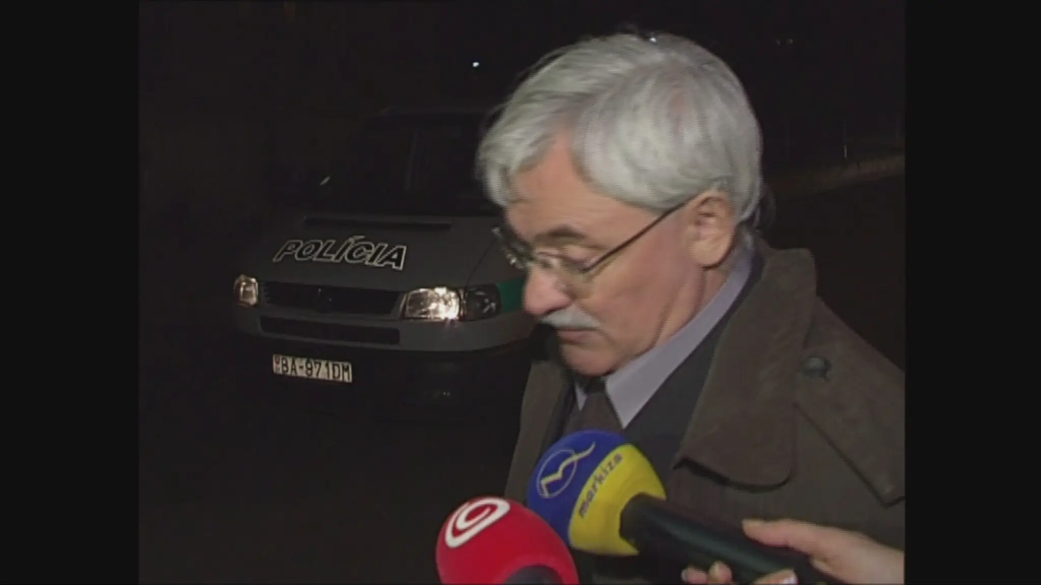 Ján Cuper po nehode v novembri 2005.