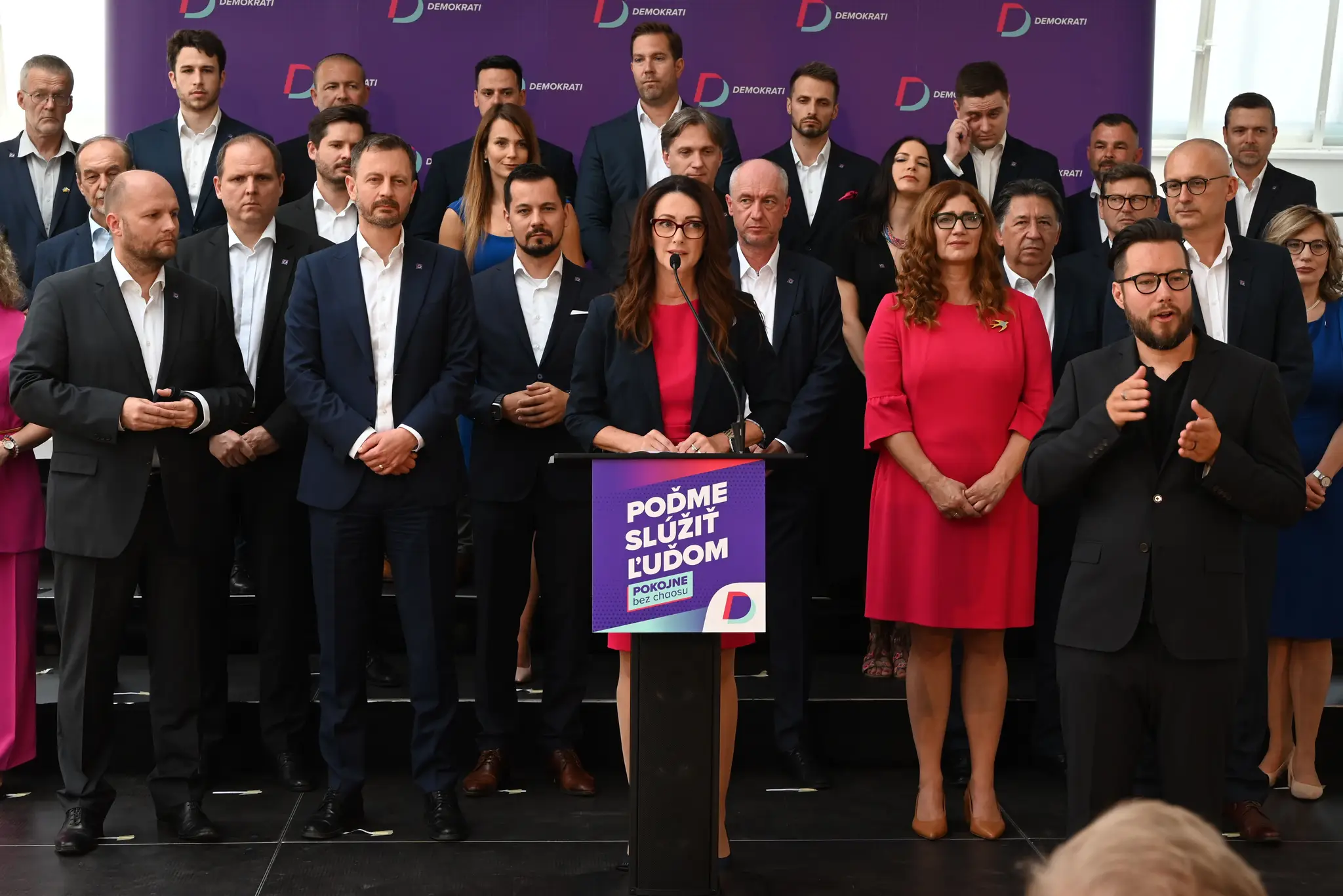 Volebná líderka strany Demokrati a lekárka Andrea Letanovská.