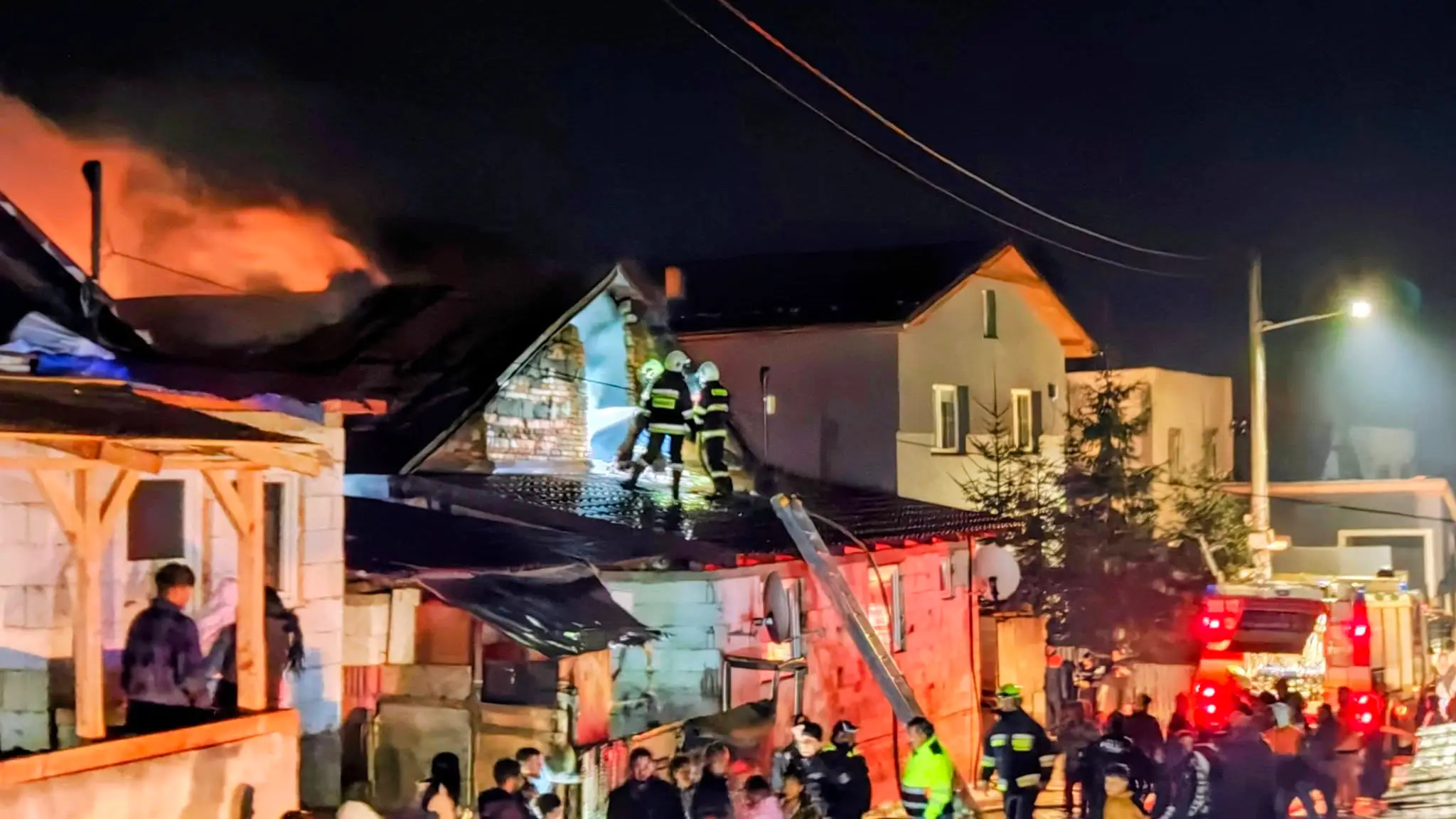 Požiar v Starej Ľubovni.