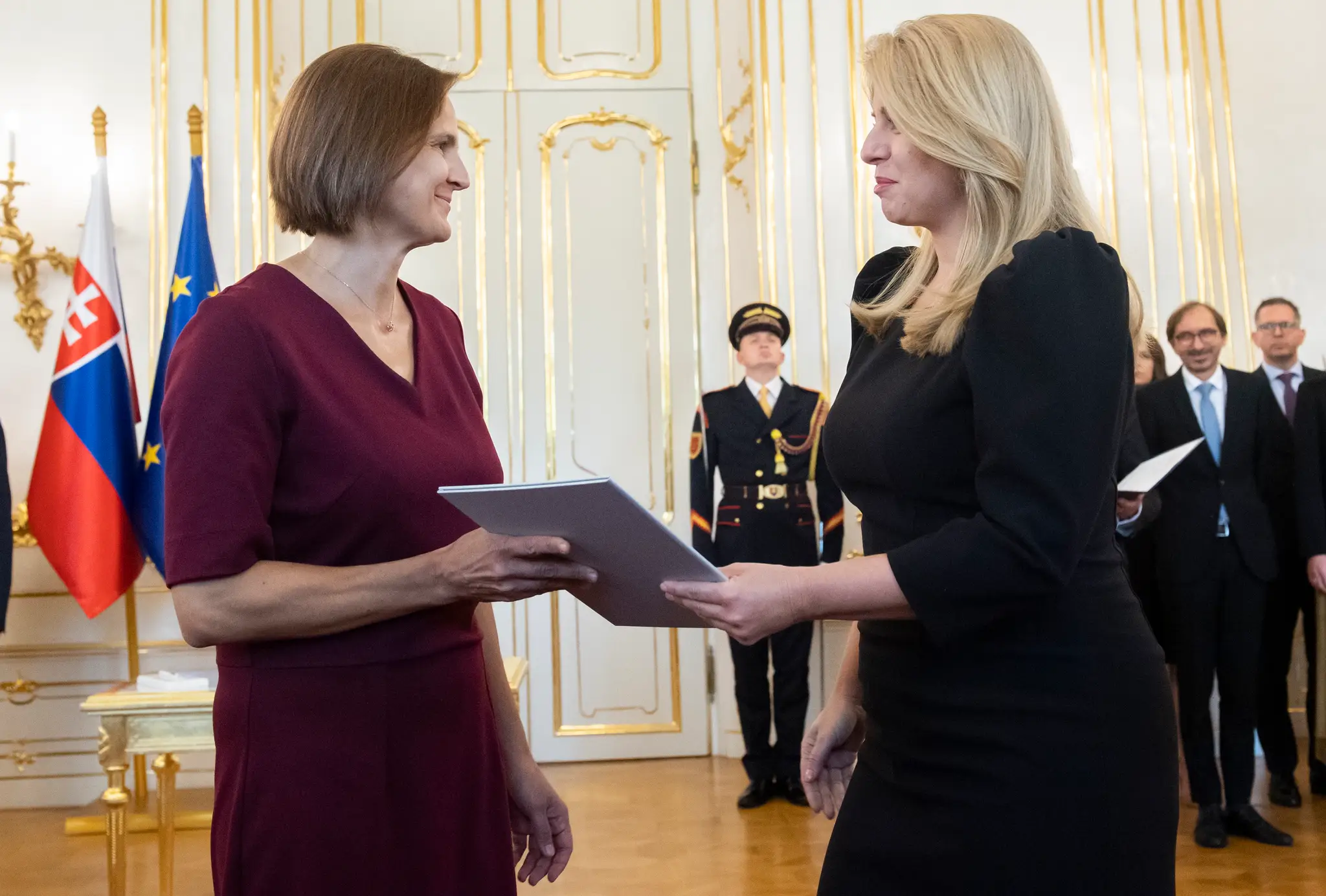 Mária Kolíková a Zuzana Čaputová.