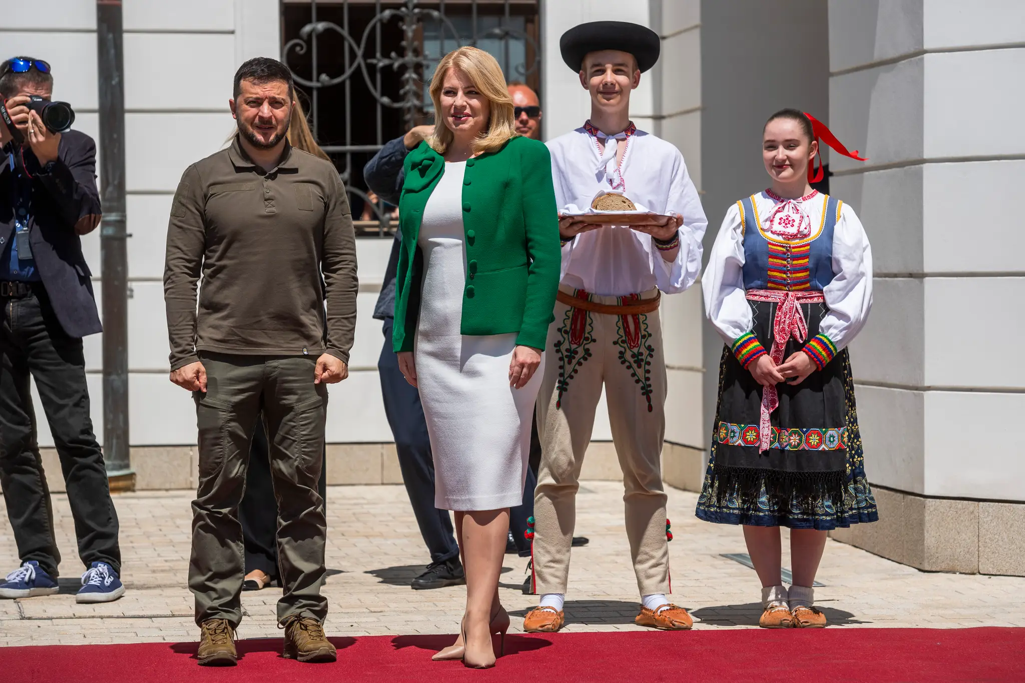 Prezidentka privítala Zelenského