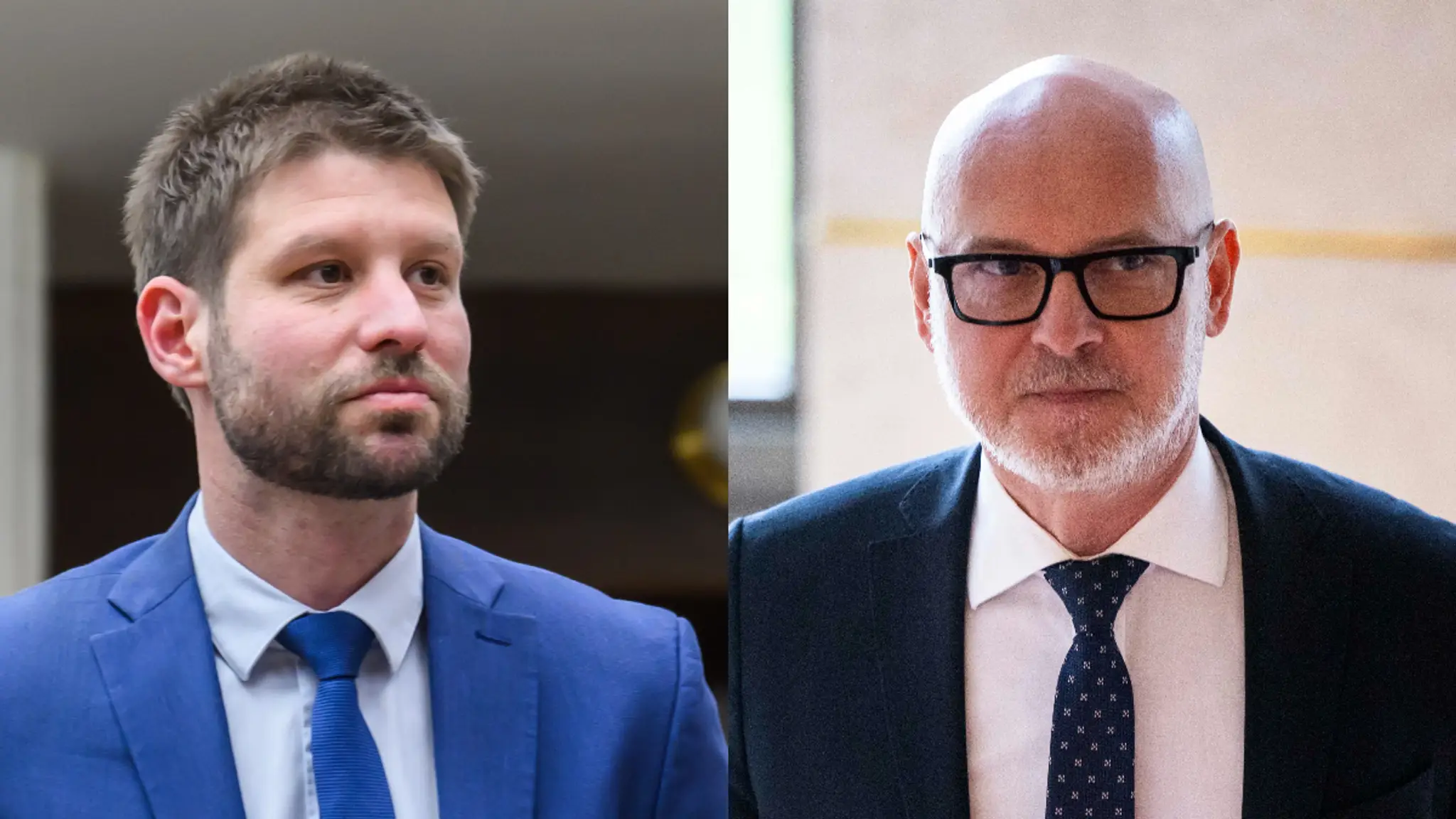 Michal Šimečka (PS) a Branislav Gröhling