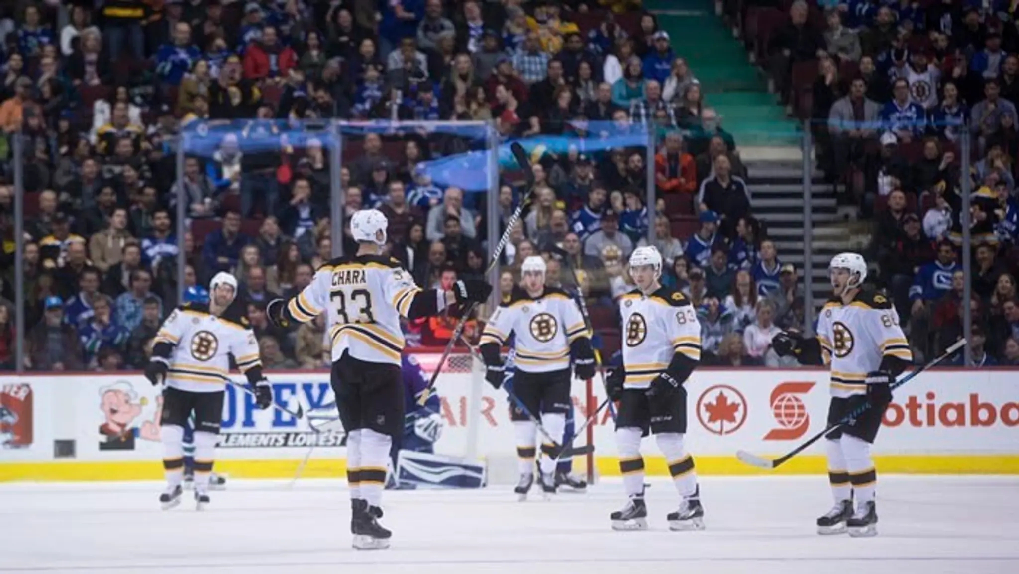 Slovenský obranca Zdeno Chára prispel v zámorskej NHL jedným gólom.