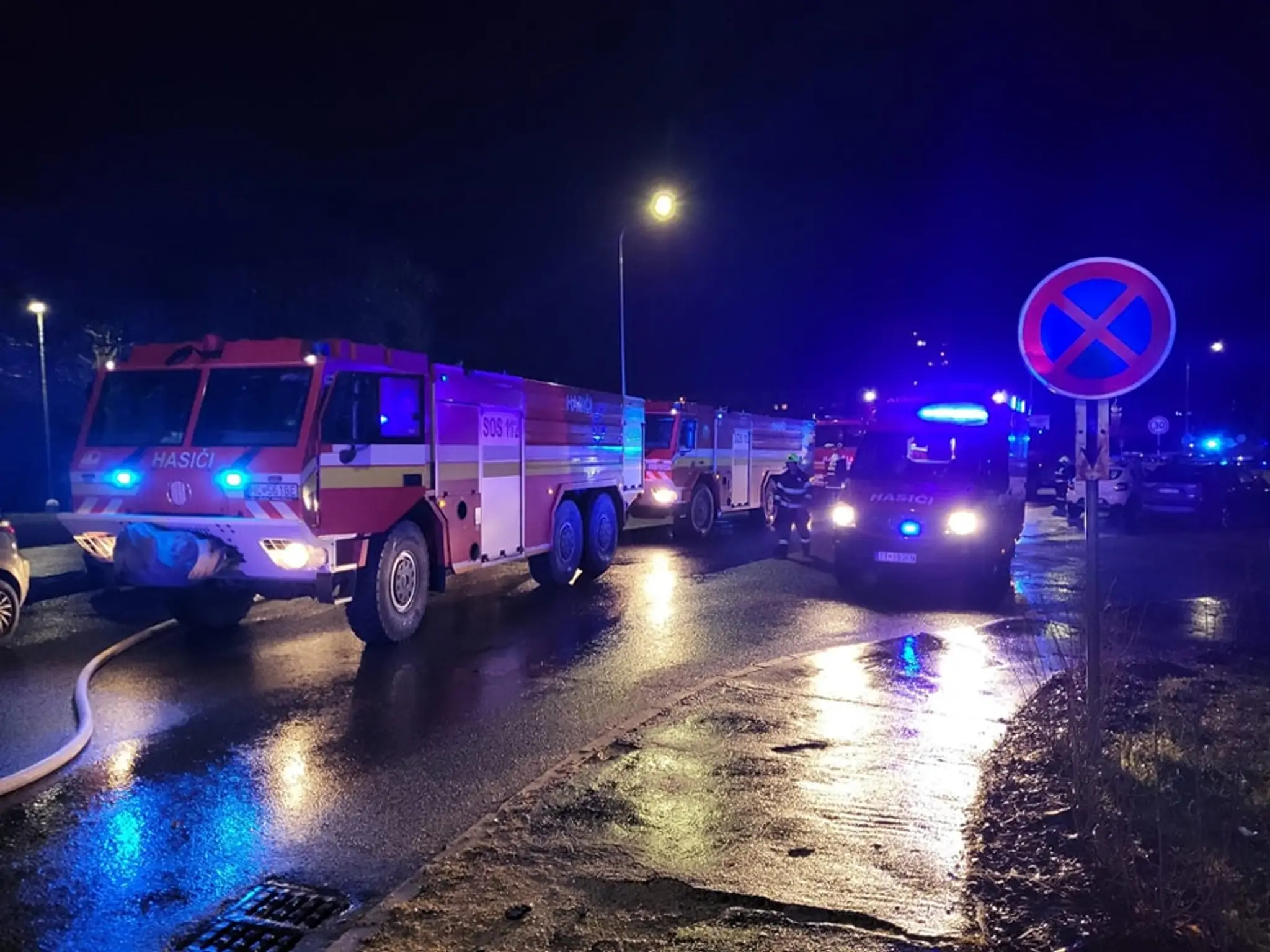 Požiar bytu v Hlohovci